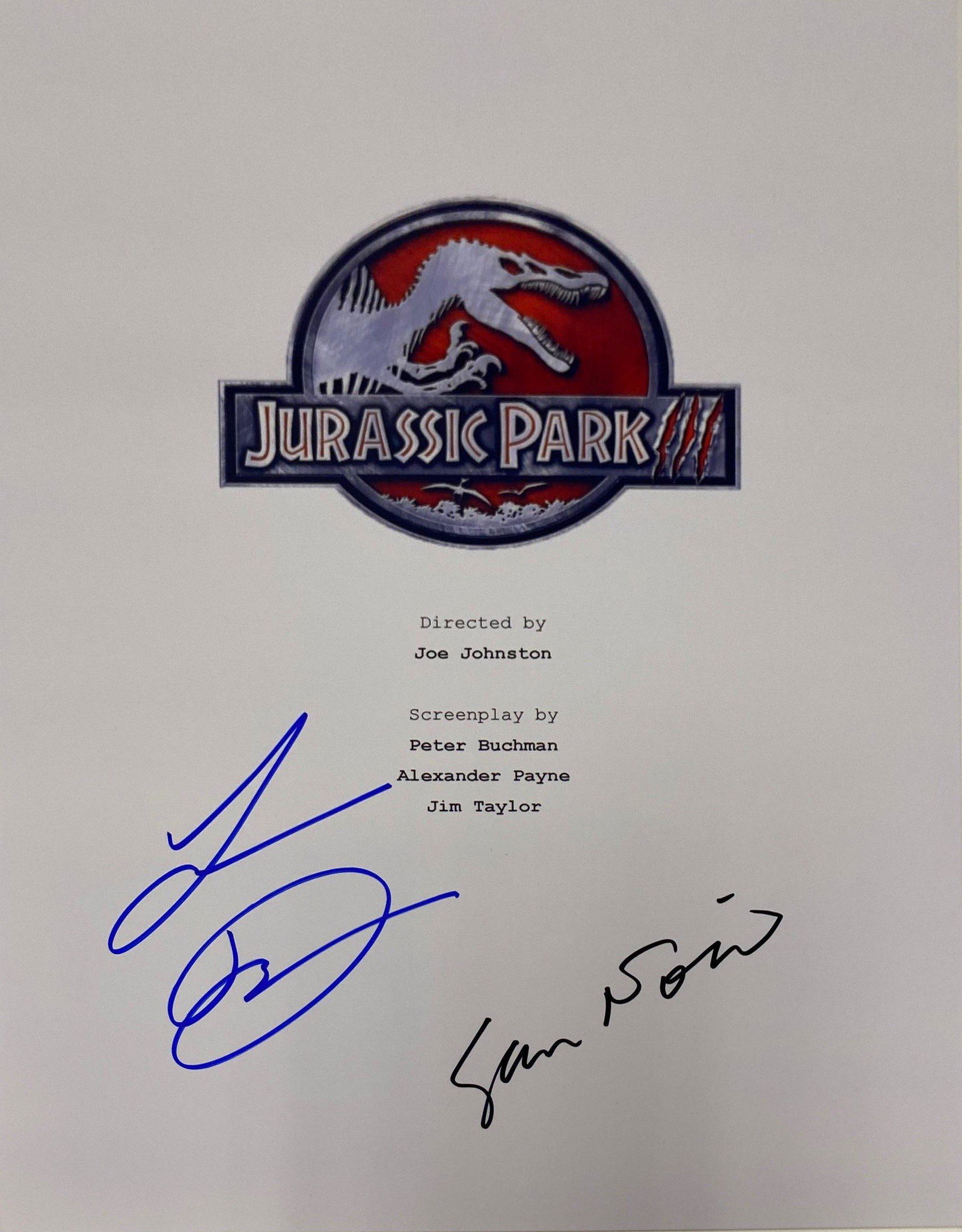 Autograph Signed Jurassic Park Script Cover: Category: Autograph CollectiblesAutograph Includes: Laura Dern, Sam NeilUnframed Vertified and Excellent ConditionDetails are as shown in the photos Please kindly read our Terms before bidding