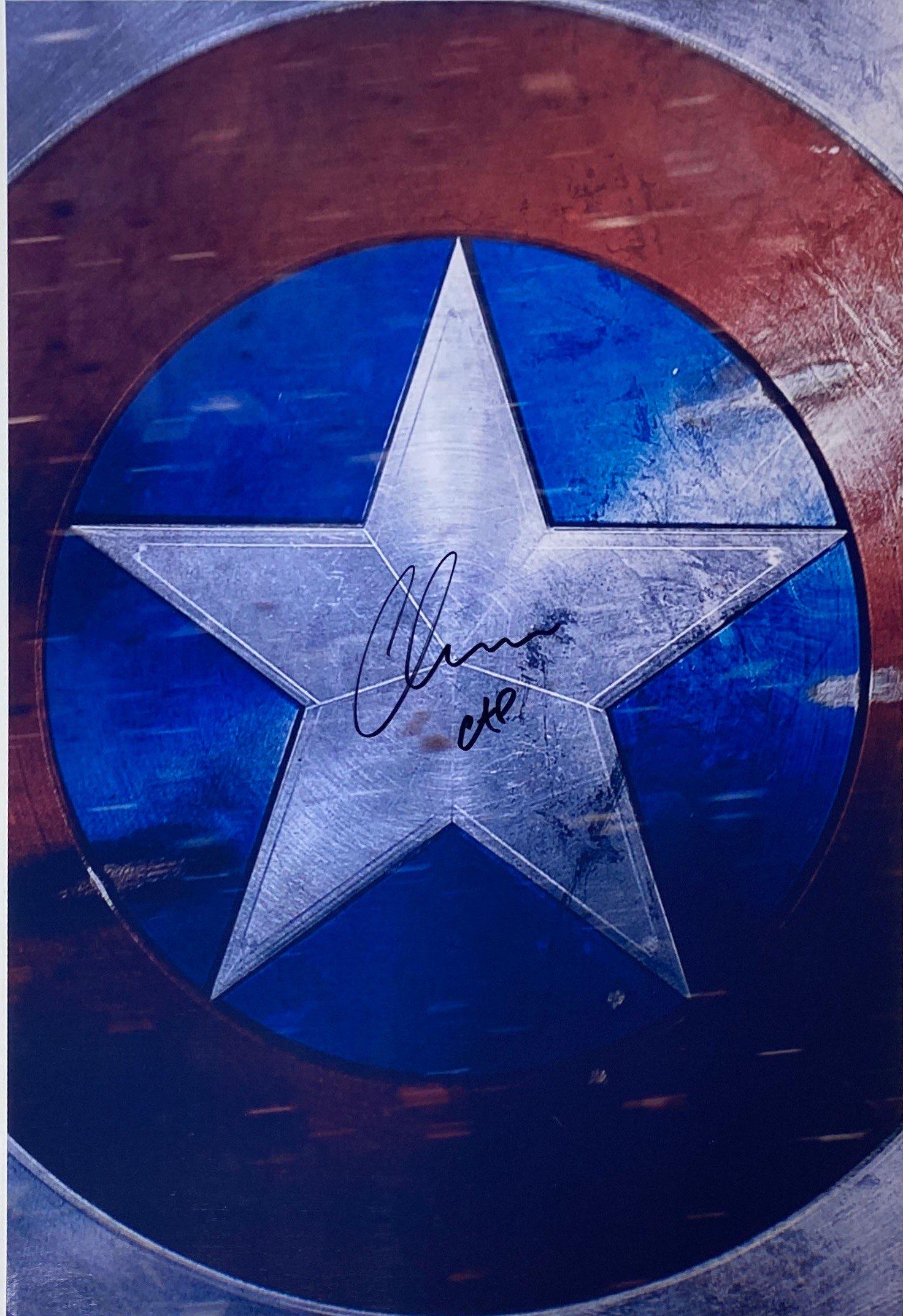 Autograph Signed Avengers Chris Evans Photo (1 of 1)