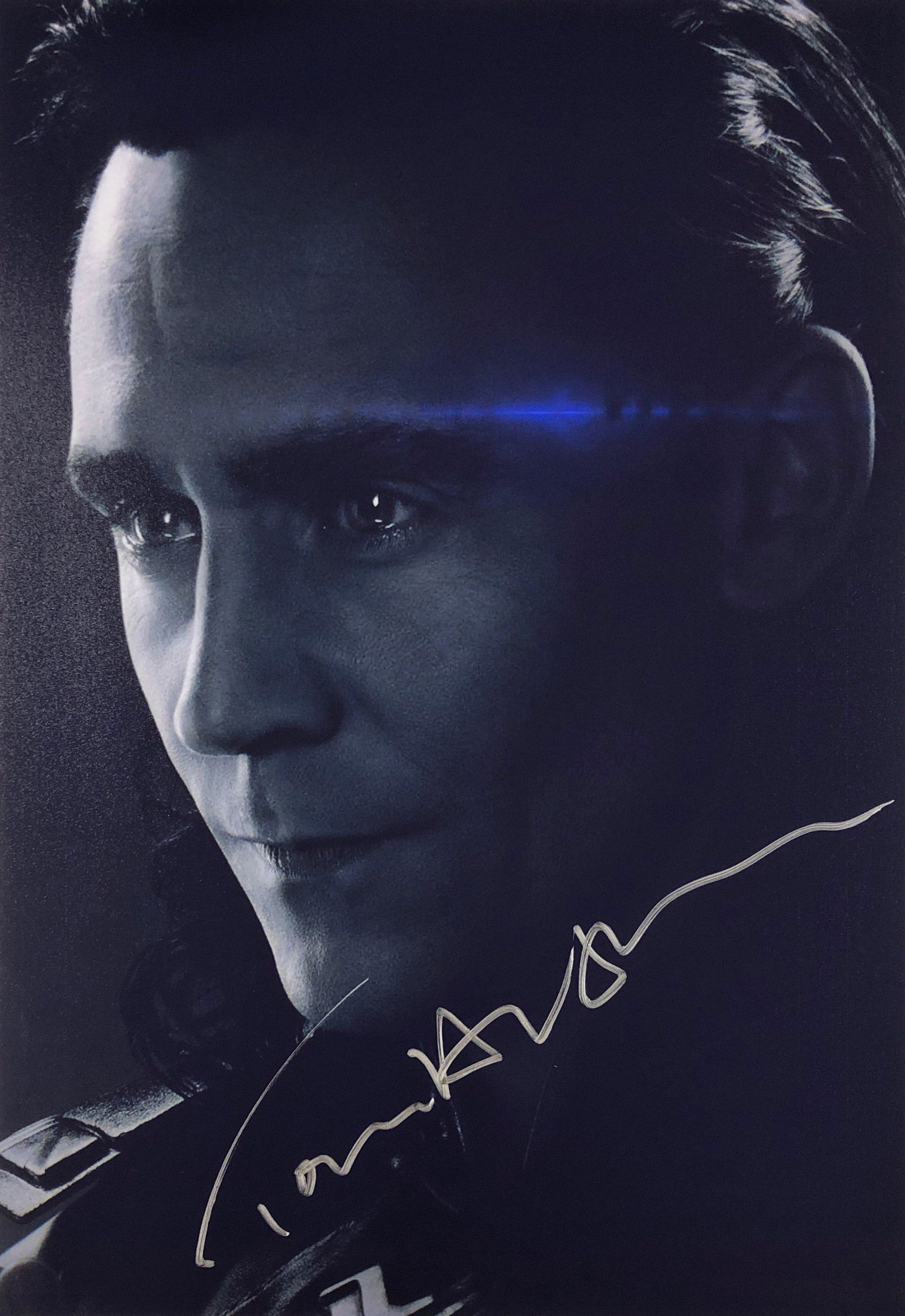 Avengers Endgame Tom Hiddleston Signed Photo (1 of 1)