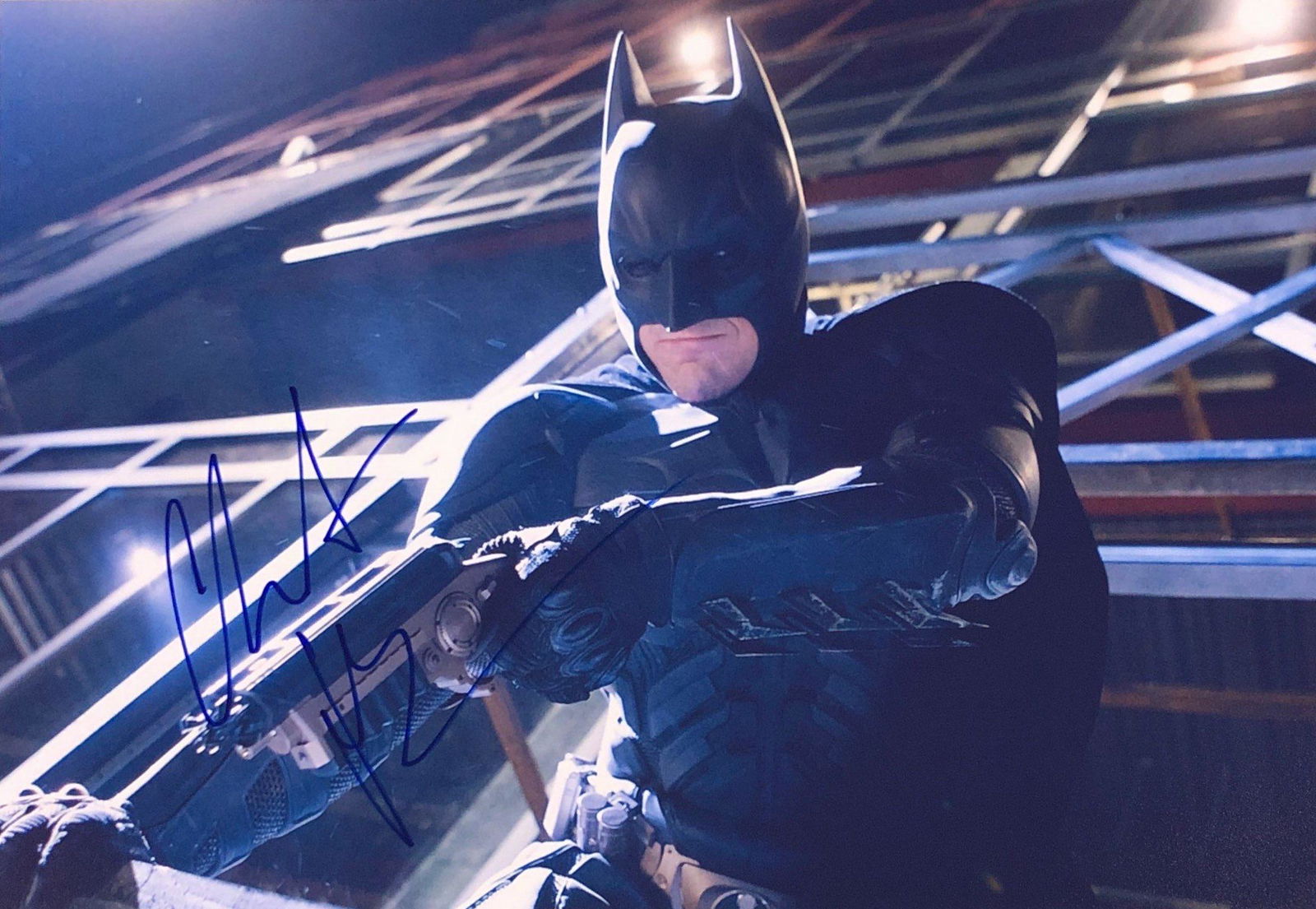 Batman Dark Knight Christian Bale Signed Photo (1 of 1)