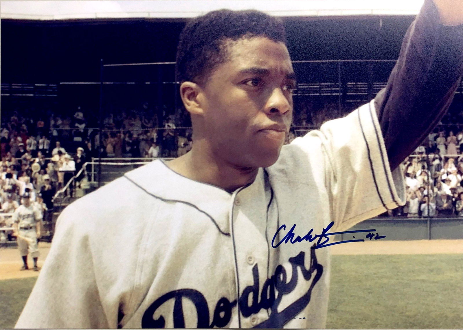 Chadwick Boseman Autograph Signed 42 Photo (1 of 1)