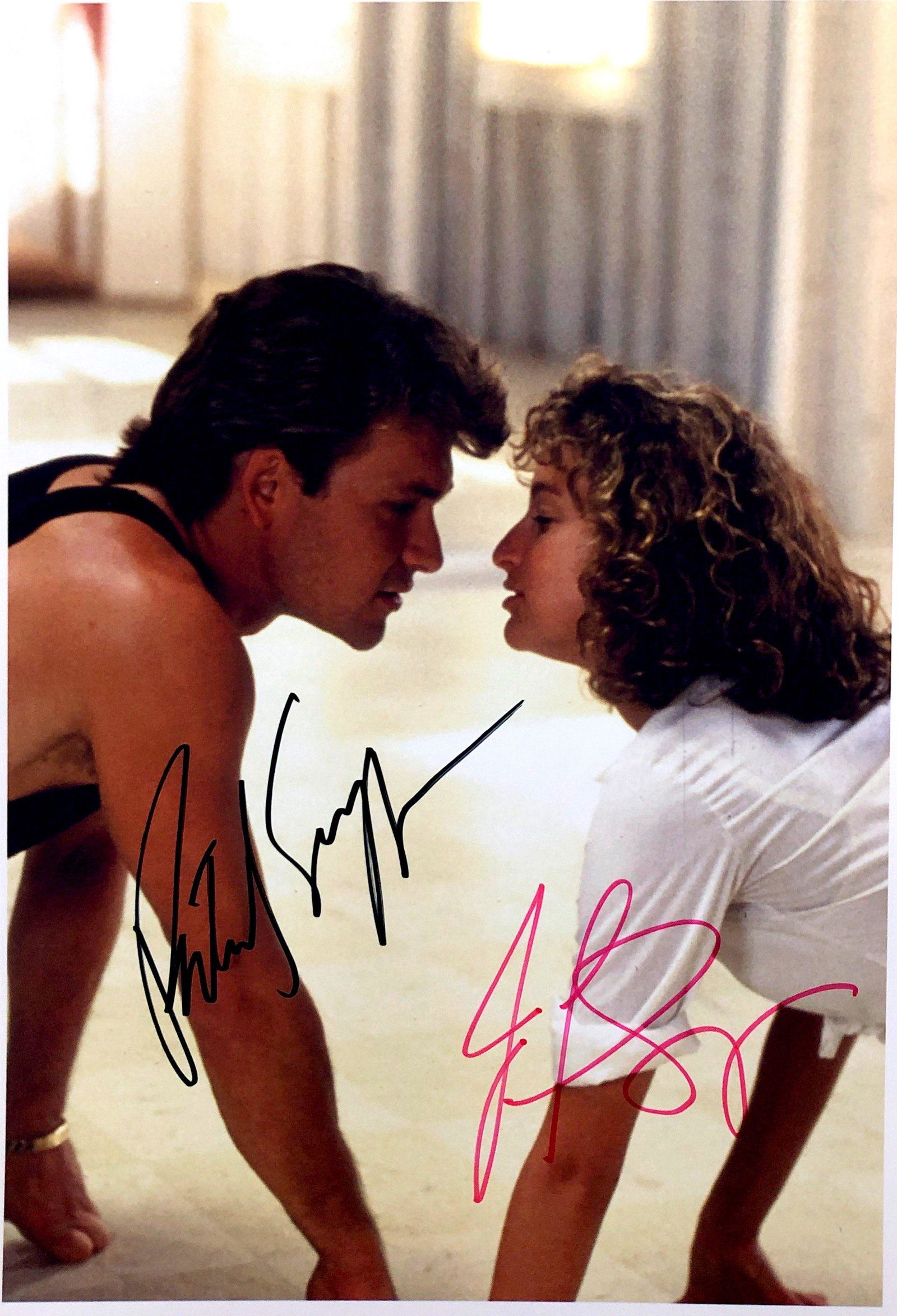 Patrick Swayze Jennifer Grey Autograph Signed Dirty (1 of 1)