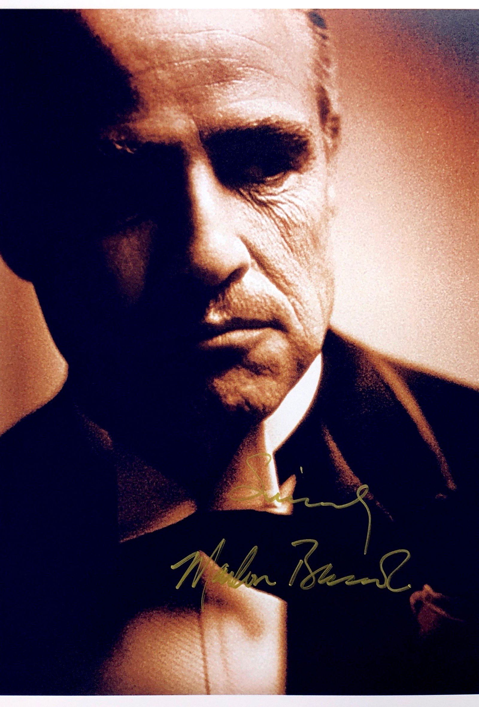 Marlon Brando Autograph Signed Godfather Photo (1 of 1)