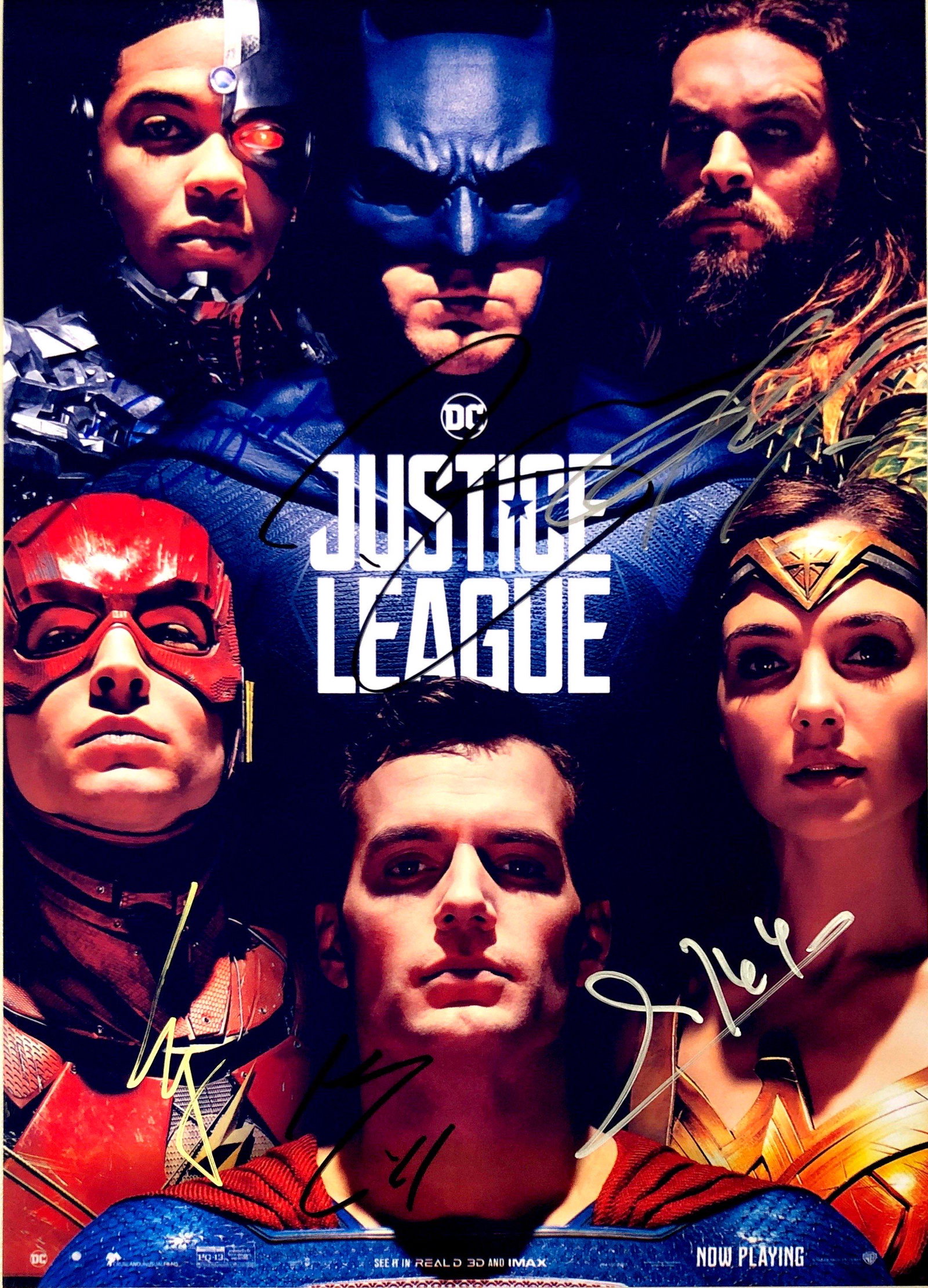 Gal Gadot Henry Cavill Autograph Signed Justice League: Category: Autograph Photo CollectiblesSize: Width 8 inches x Height 10 inchesAutograph Includes: Gal Gadot, Henry Cavill, Ben Affleck, Erza Miller, Jason Momoa, Ray FisherUnframed Vertified and Excell