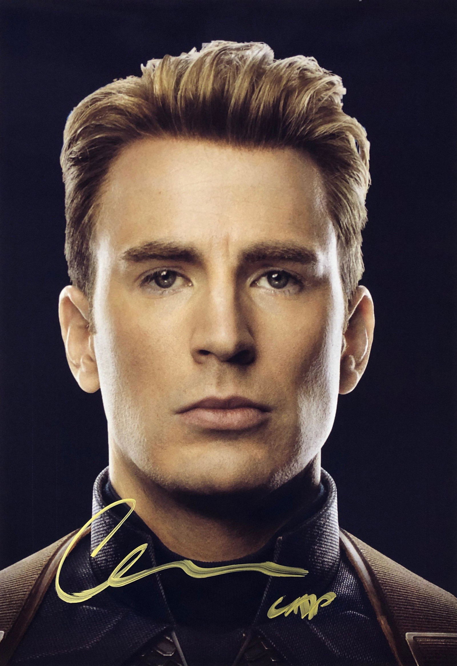 Avneger Original 6 Photo Chris Evans Autographed Signed (1 of 1)