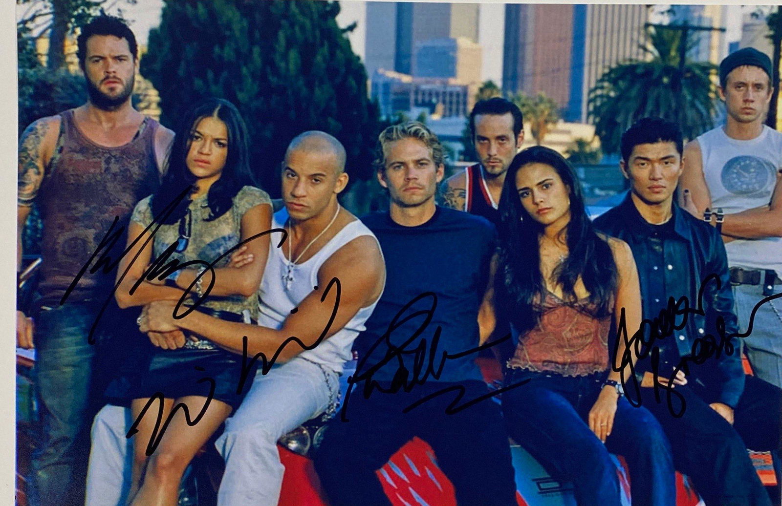 Autograph Signed Fast and Furious Paul Walker Photo (1 of 1)