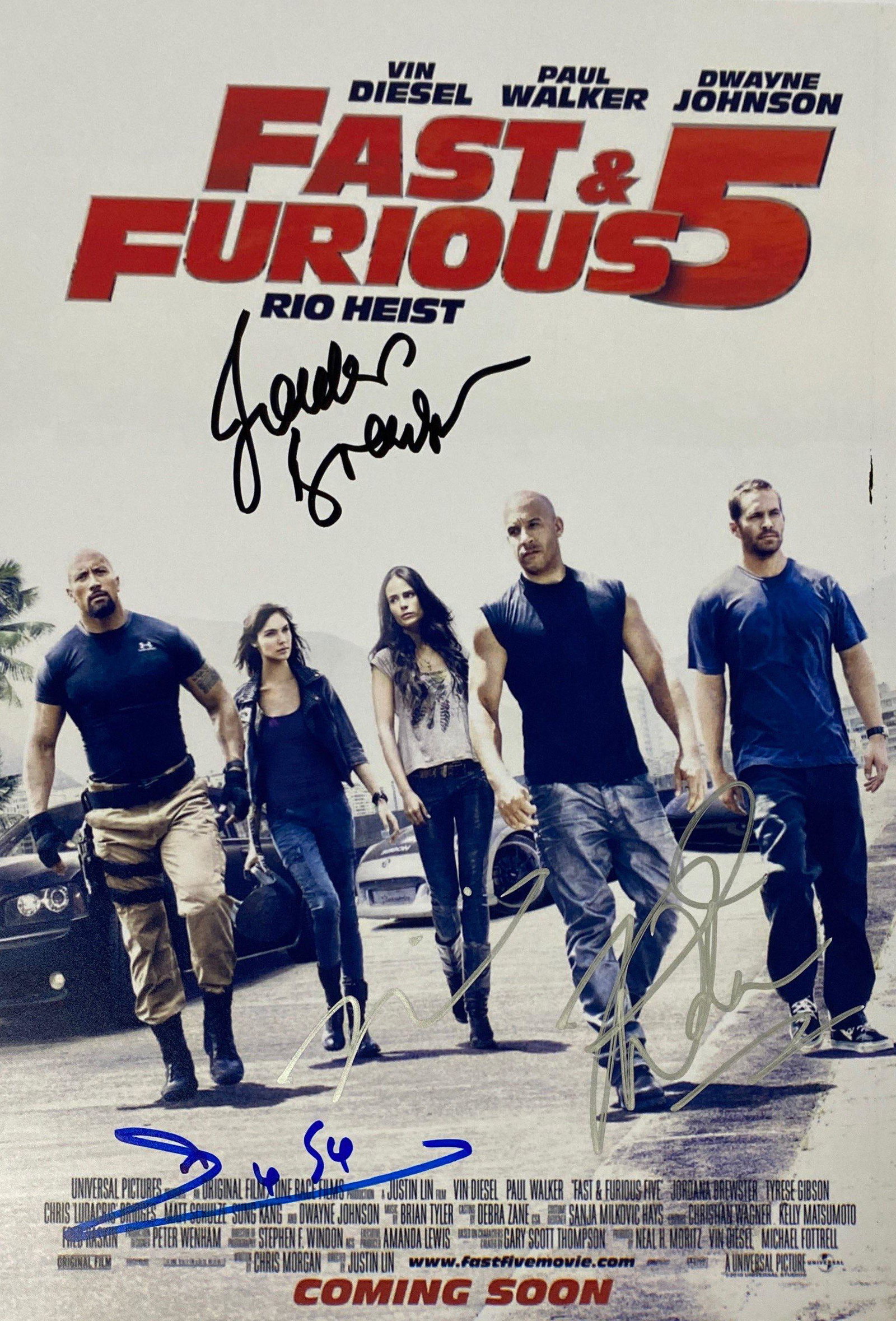 Autograph Signed Fast and Furious Paul Walker Photo (1 of 1)