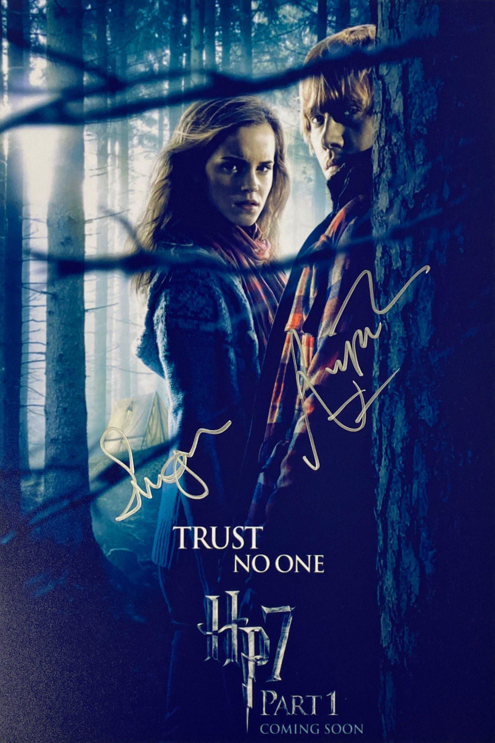 Autograph Signed Harry Potter Deathly Hallows Pt 1 (1 of 1)