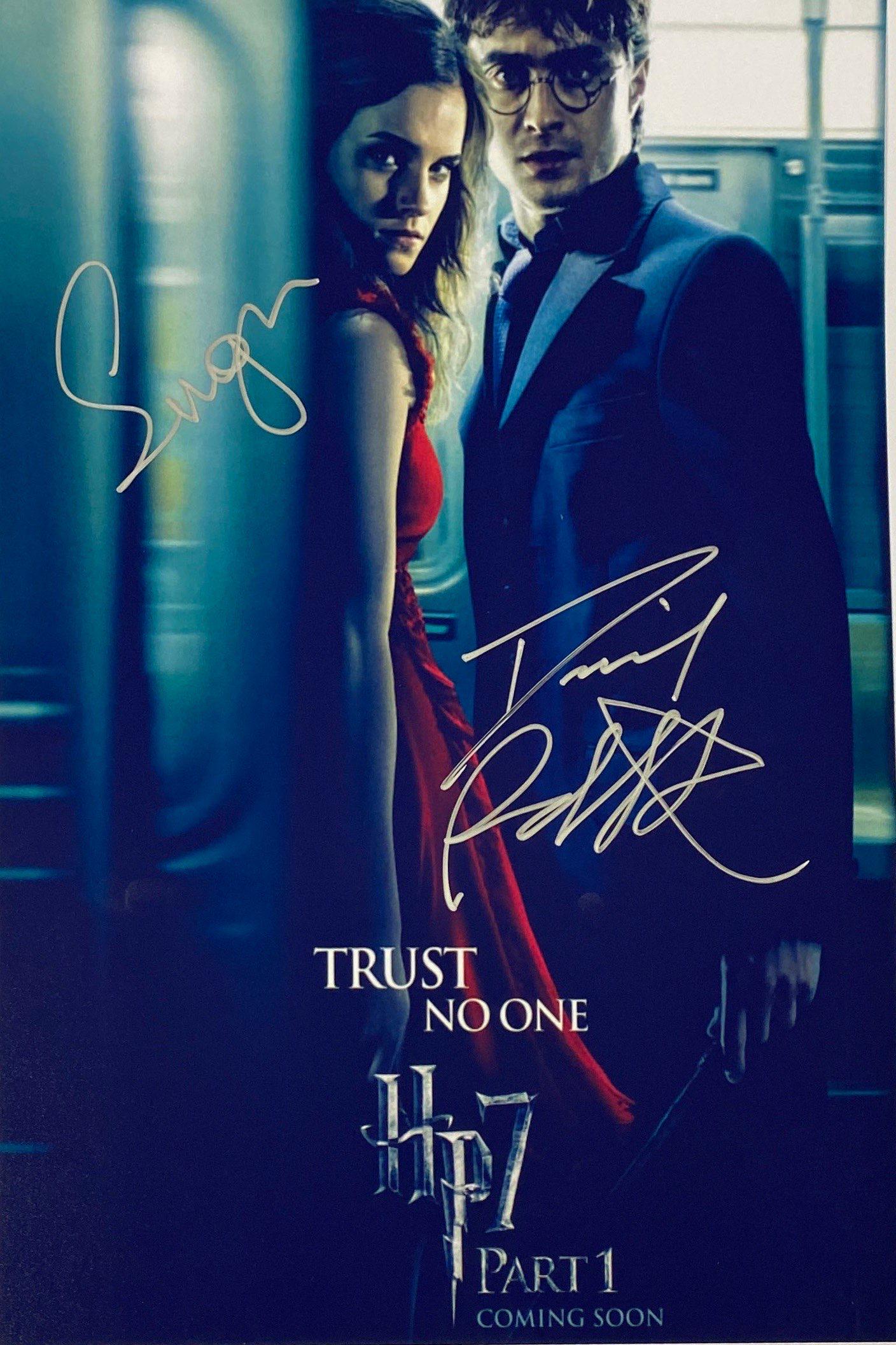 Autograph Signed Harry Potter Deathly Hallows Pt 1 (1 of 1)