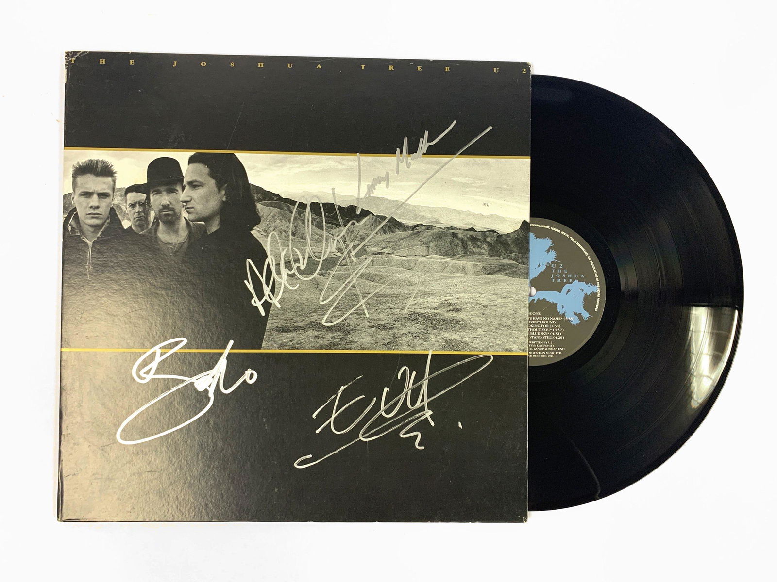 Autograph Signed U2 Joshua Tree Vinyl (1 of 1)