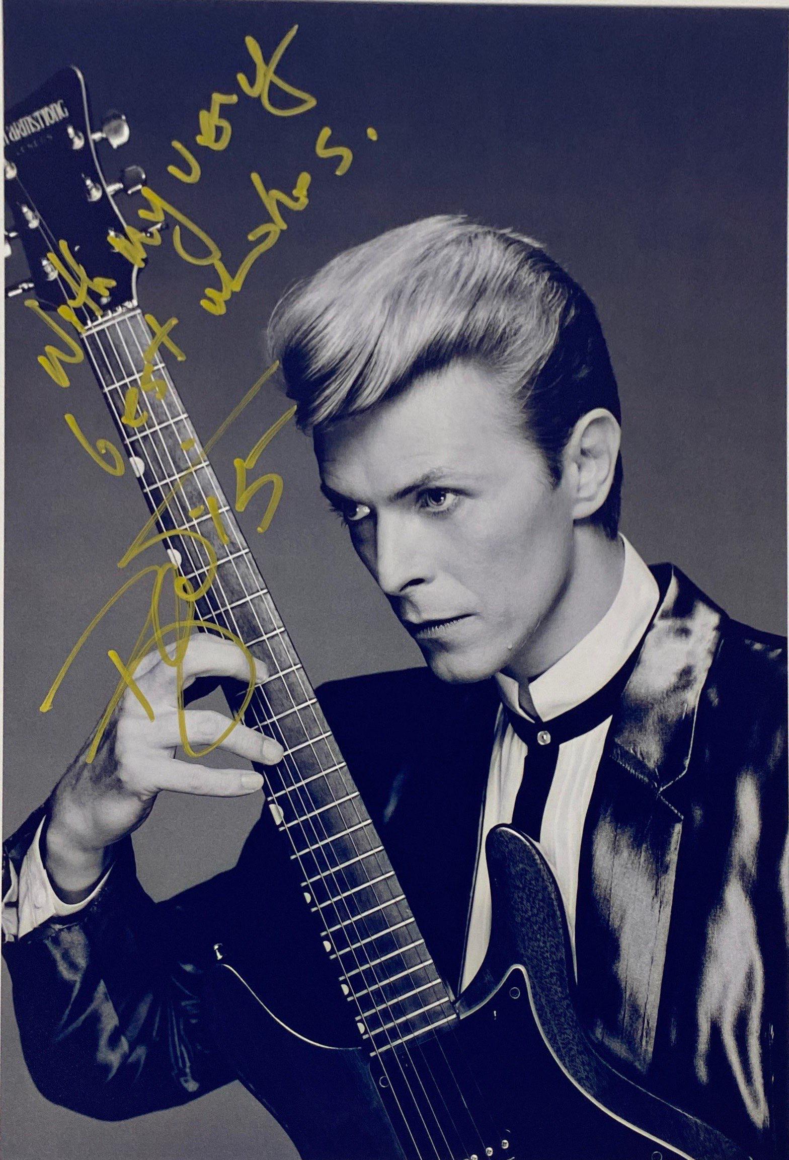 Autograph Signed Autographed David Bowie Photo (1 of 1)