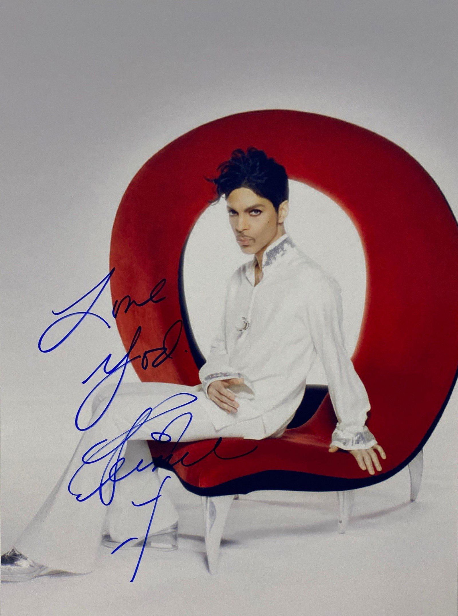 Autograph Signed Autographed Prince Photo (1 of 1)