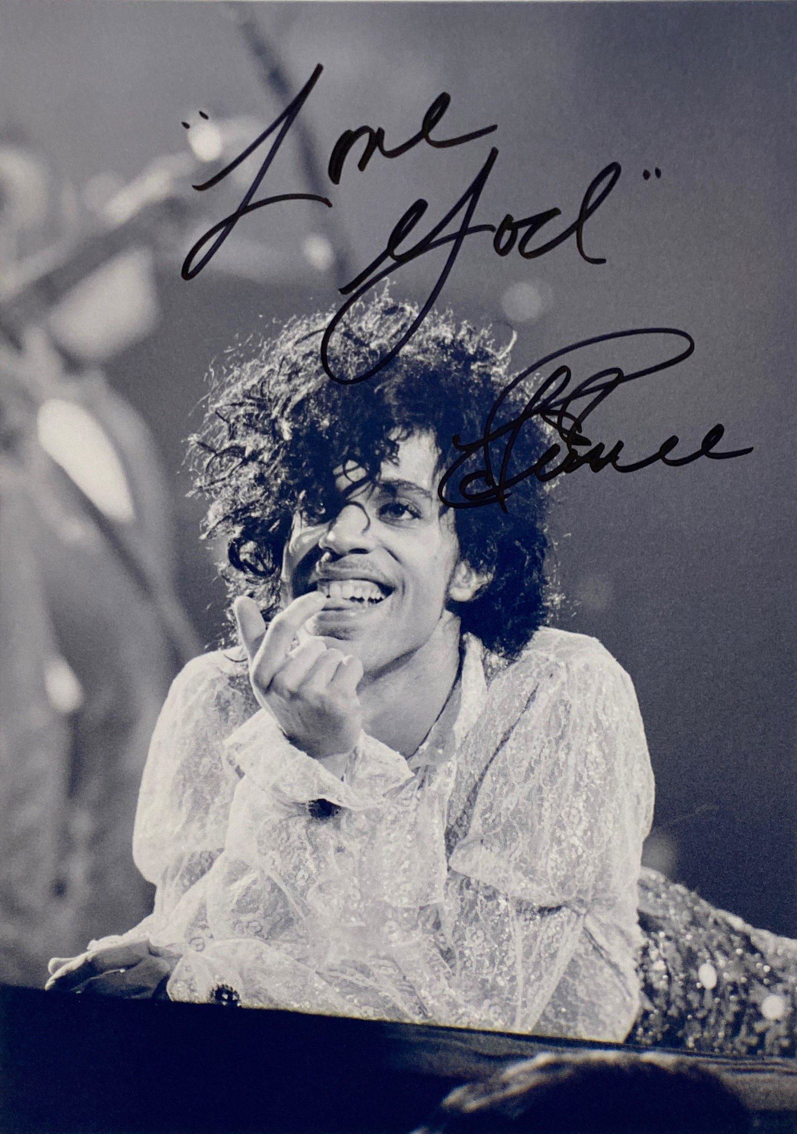 Autograph Signed Autographed Prince Photo (1 of 1)