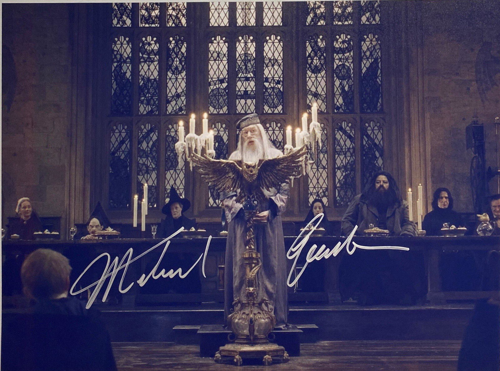 Autograph Signed Harry Potter Michael Gambon Photo (1 of 1)