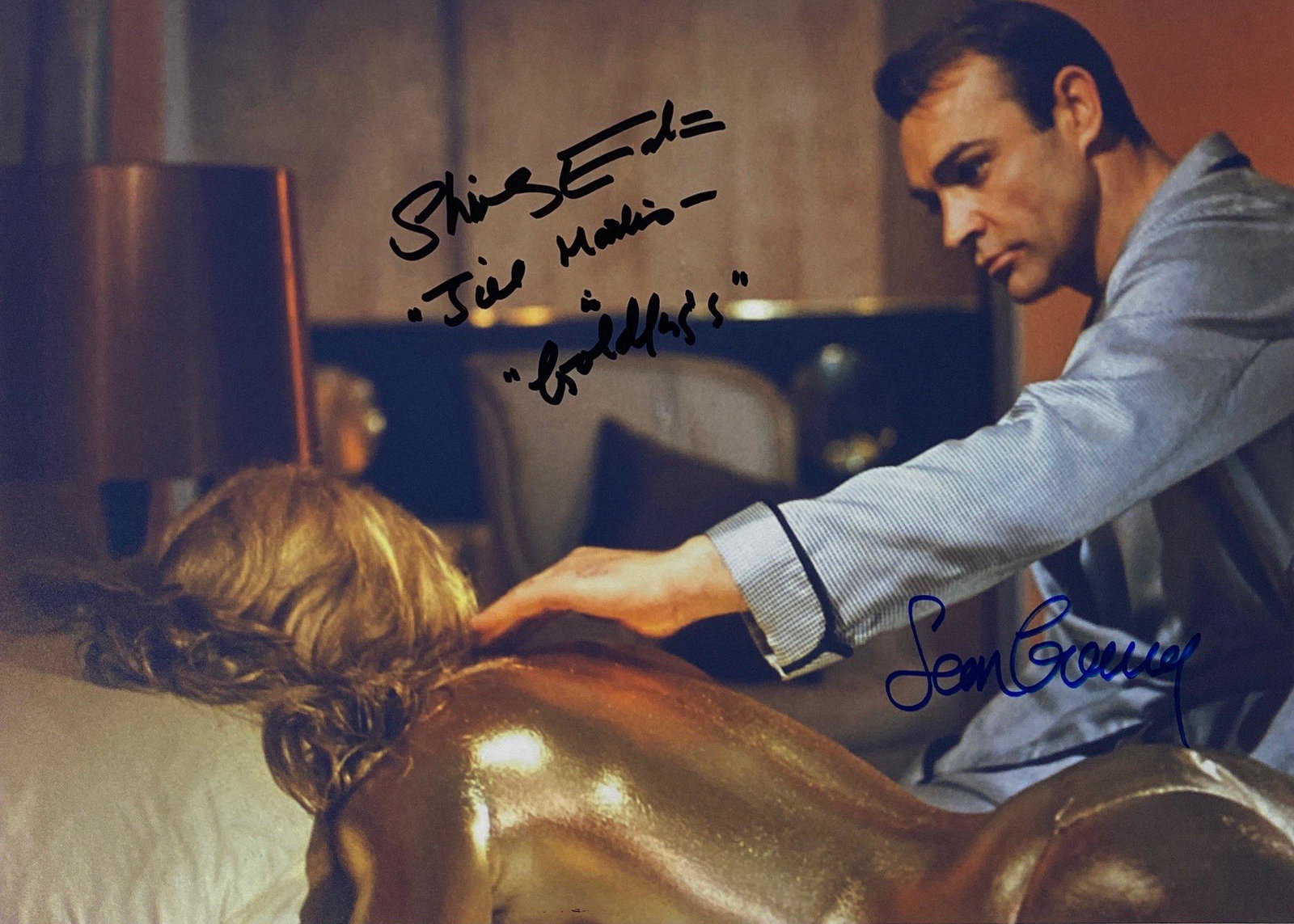 Autograph Signed James Bond Goldfinger Sean Shirley (1 of 1)