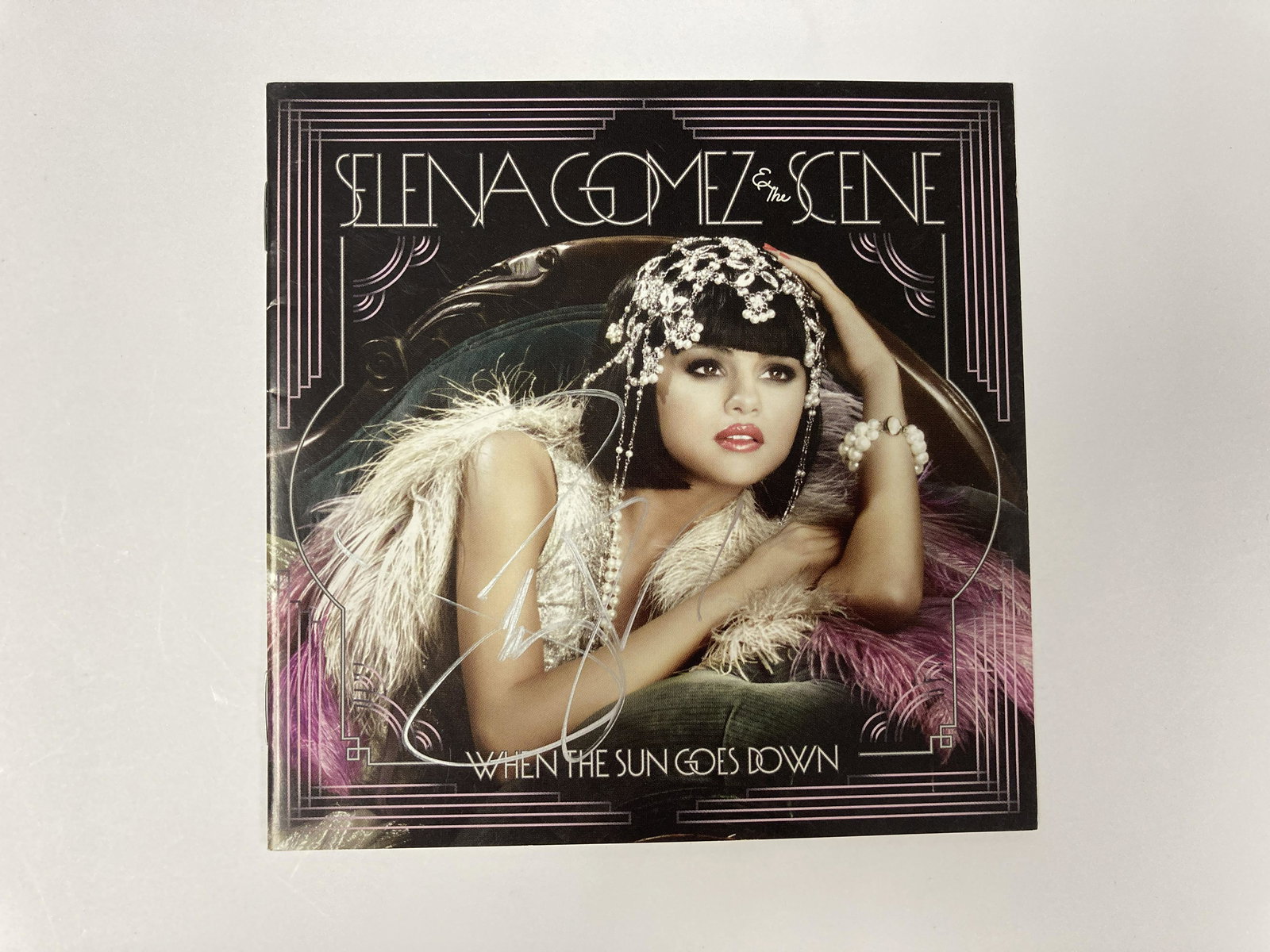 Autograph Signed Selena Gomez When the Sun Goes Down CD (1 of 1)