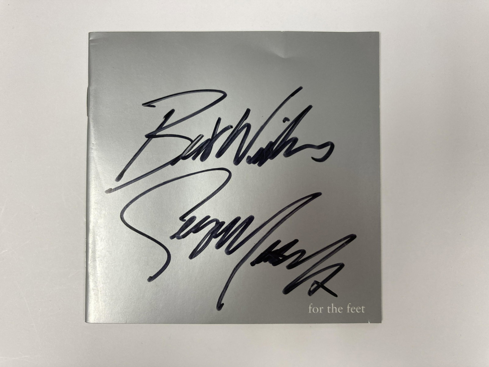 Autograph Signed George Michael For the Feet CD Booklet (1 of 1)