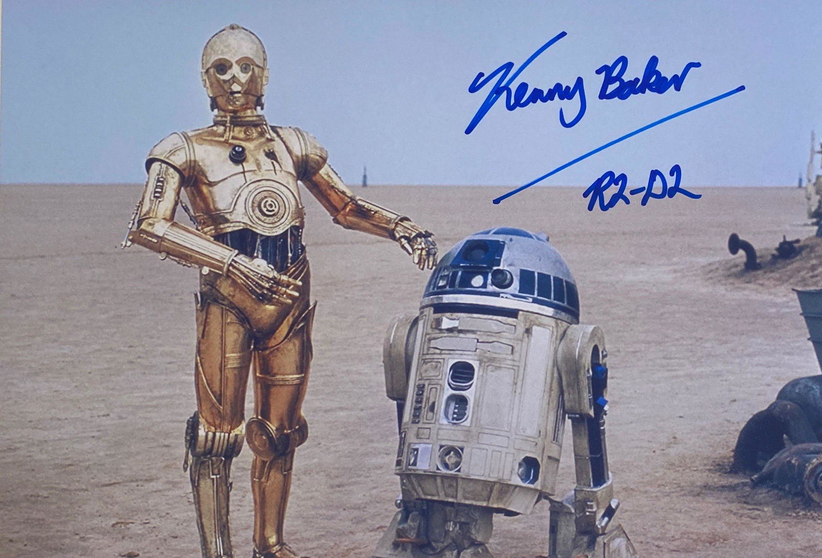 Signed Star Wars Kenny Baker Photo (1 of 1)