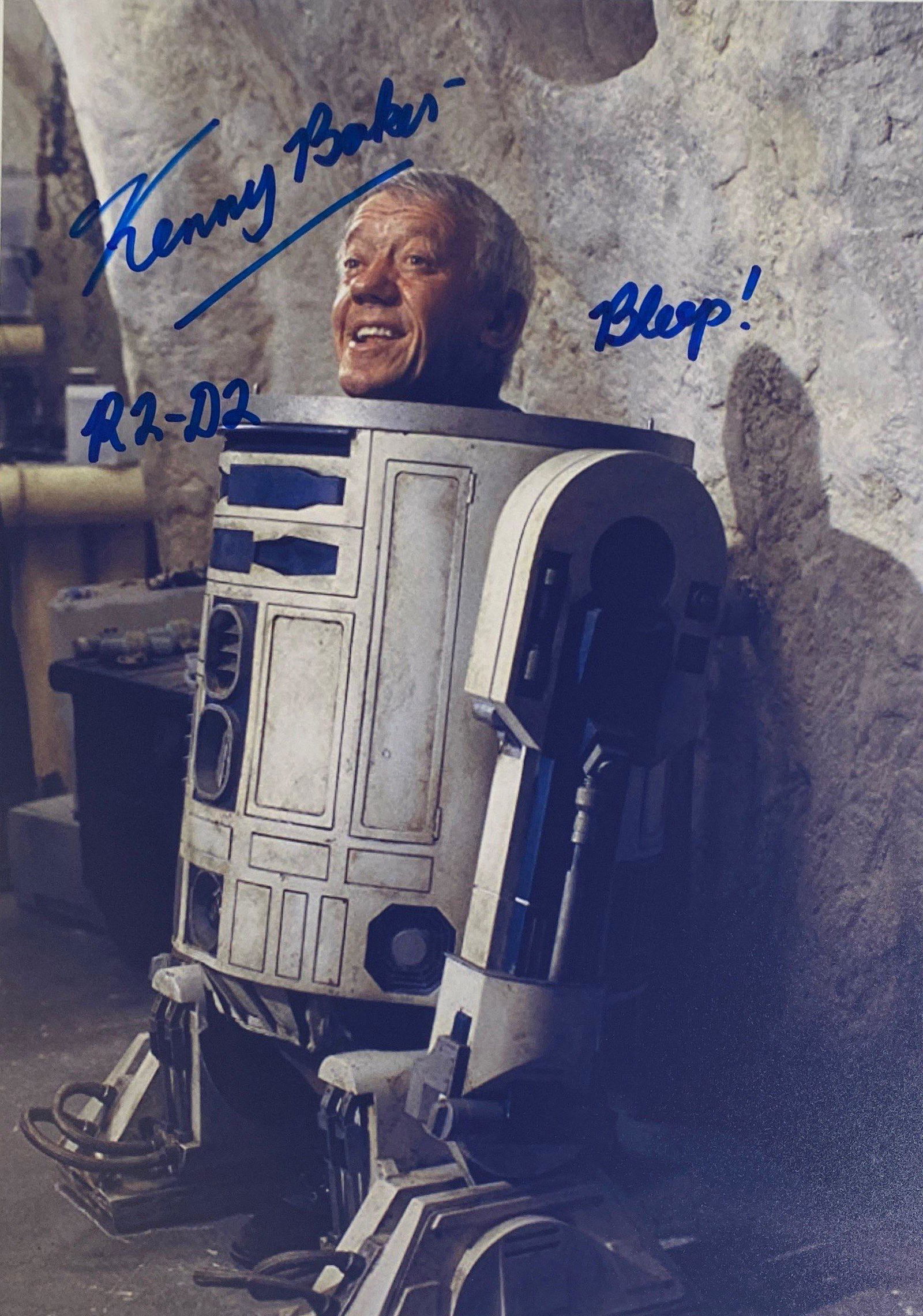 Signed Star Wars Kenny Baker Photo (1 of 1)