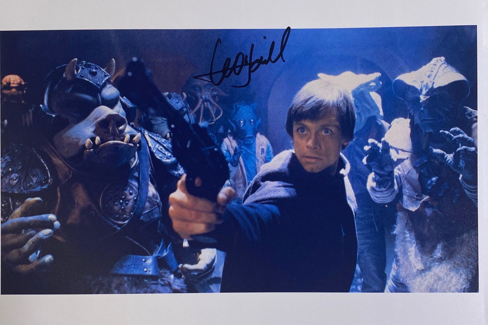 Signed Star Wars Mark Hamill Photo (1 of 1)