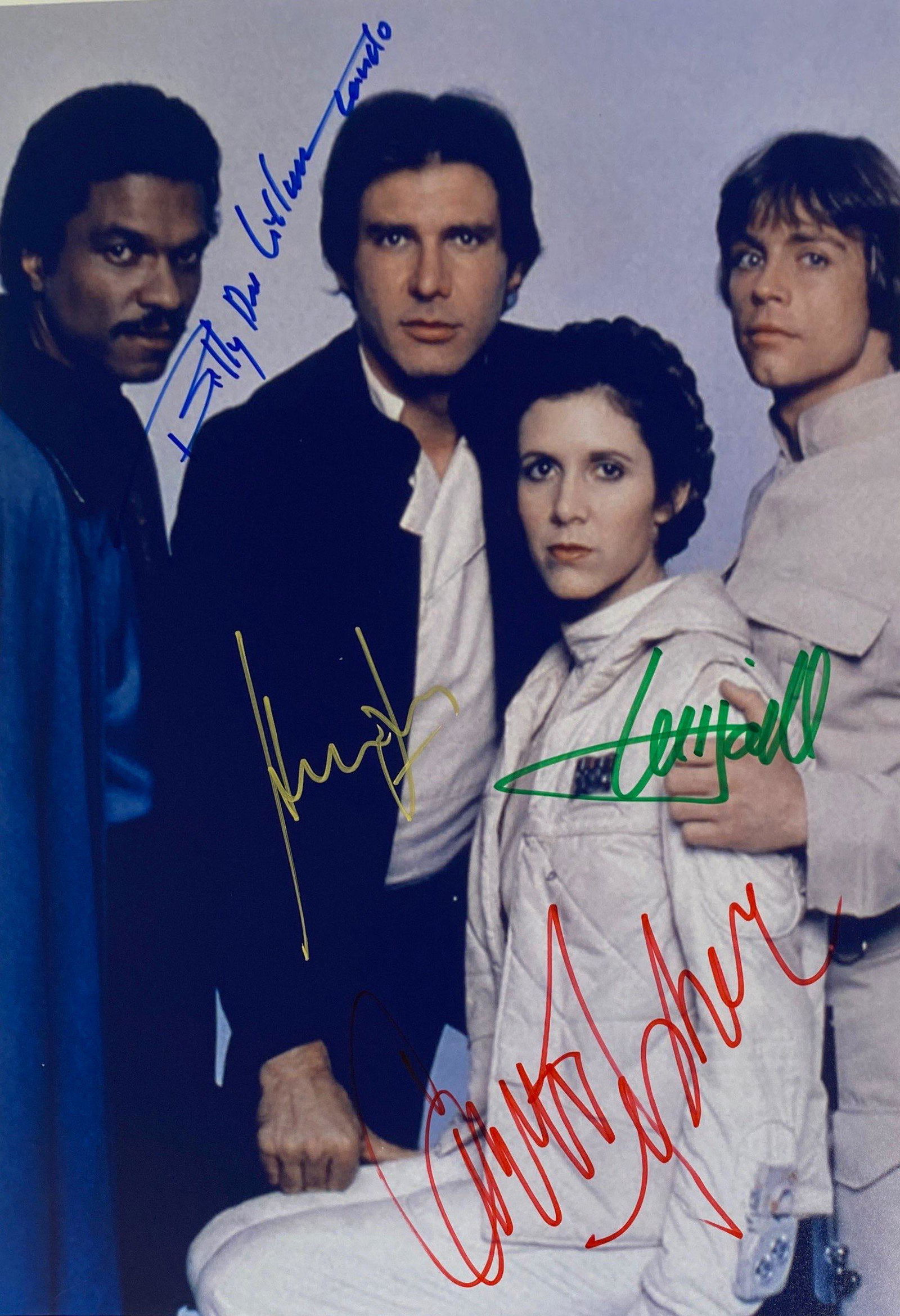 Signed Star Wars Mark Harrison Carrie Photo (1 of 1)