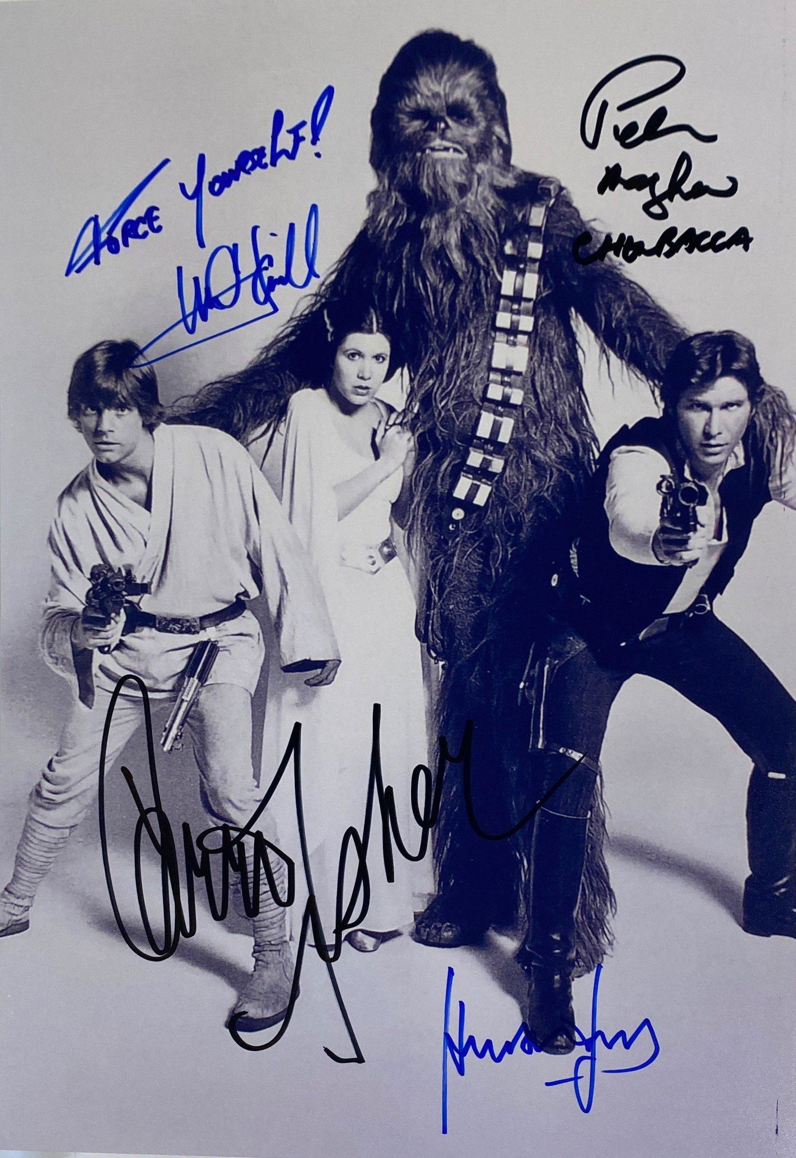 Signed Star Wars Mark Harrison Carrie Photo (1 of 1)