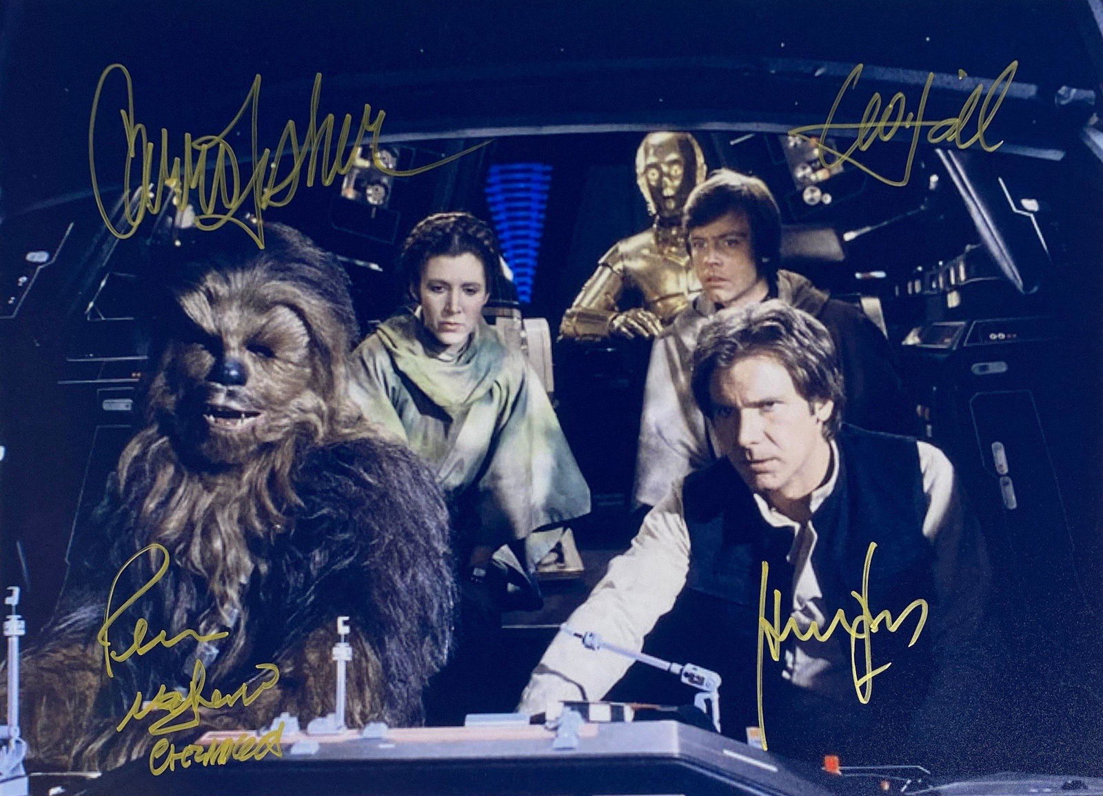 Signed Star Wars Mark Harrison Carrie Photo (1 of 1)