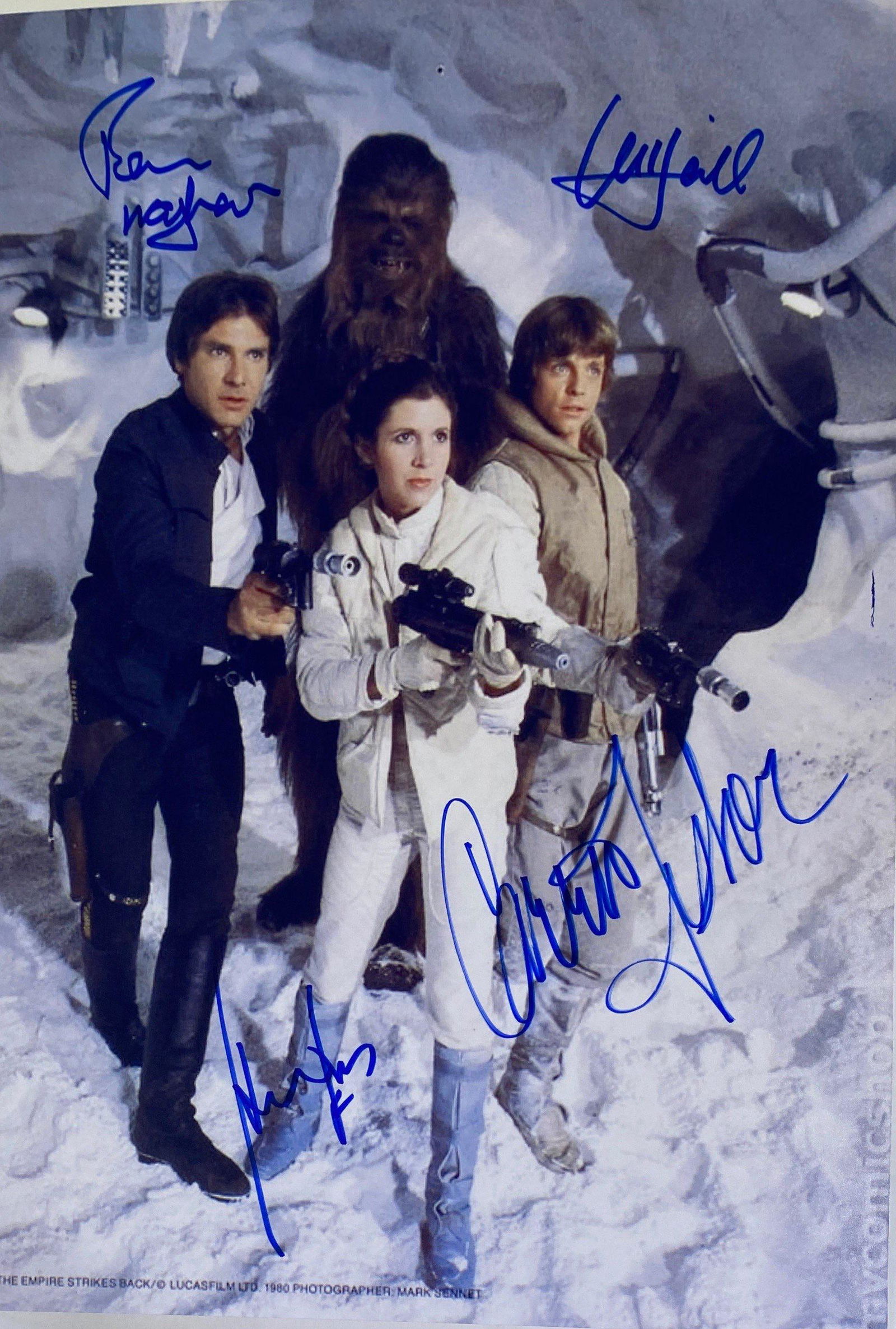 Signed Star Wars Mark Harrison Carrie Photo (1 of 1)