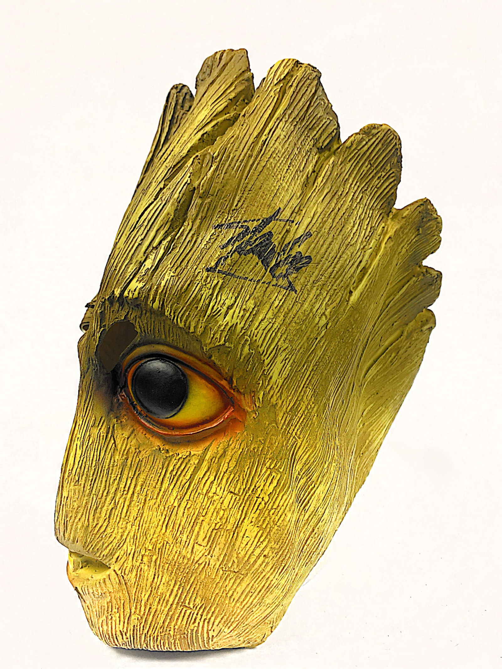 Signed Guardians Galaxy Groot Mask (1 of 2)
