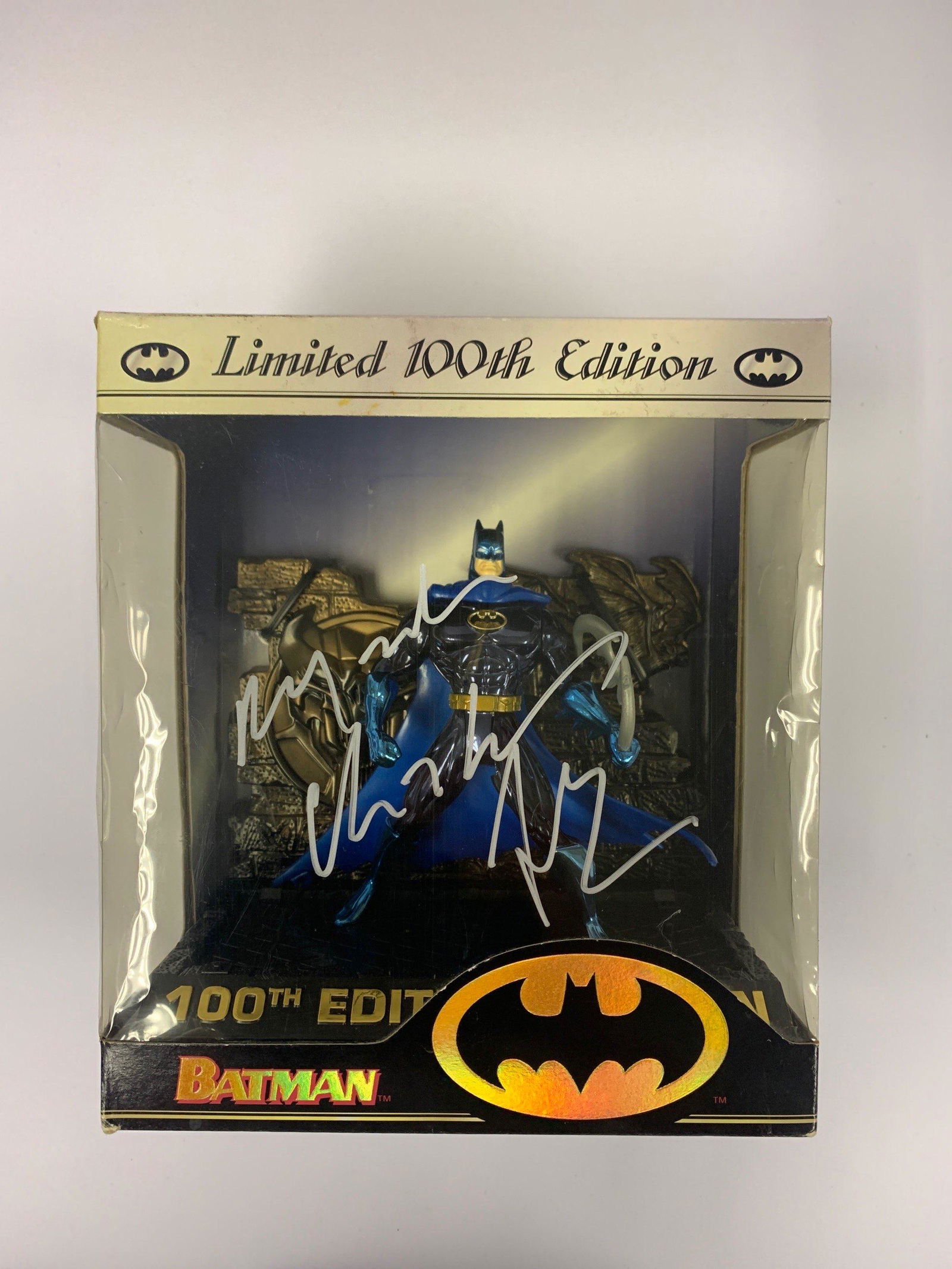 Signed Batman Christain Bale 100th Edition Figure (1 of 1)