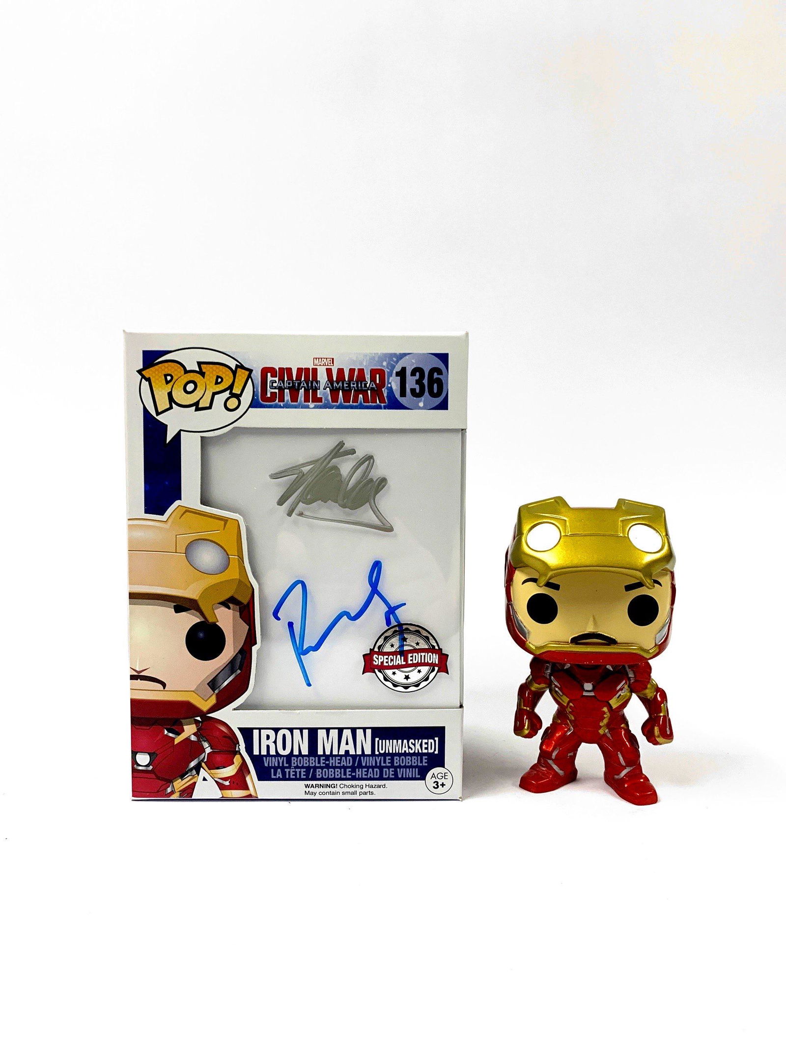 Signed Avengers Civil War Stan Lee Funko Pop (1 of 1)