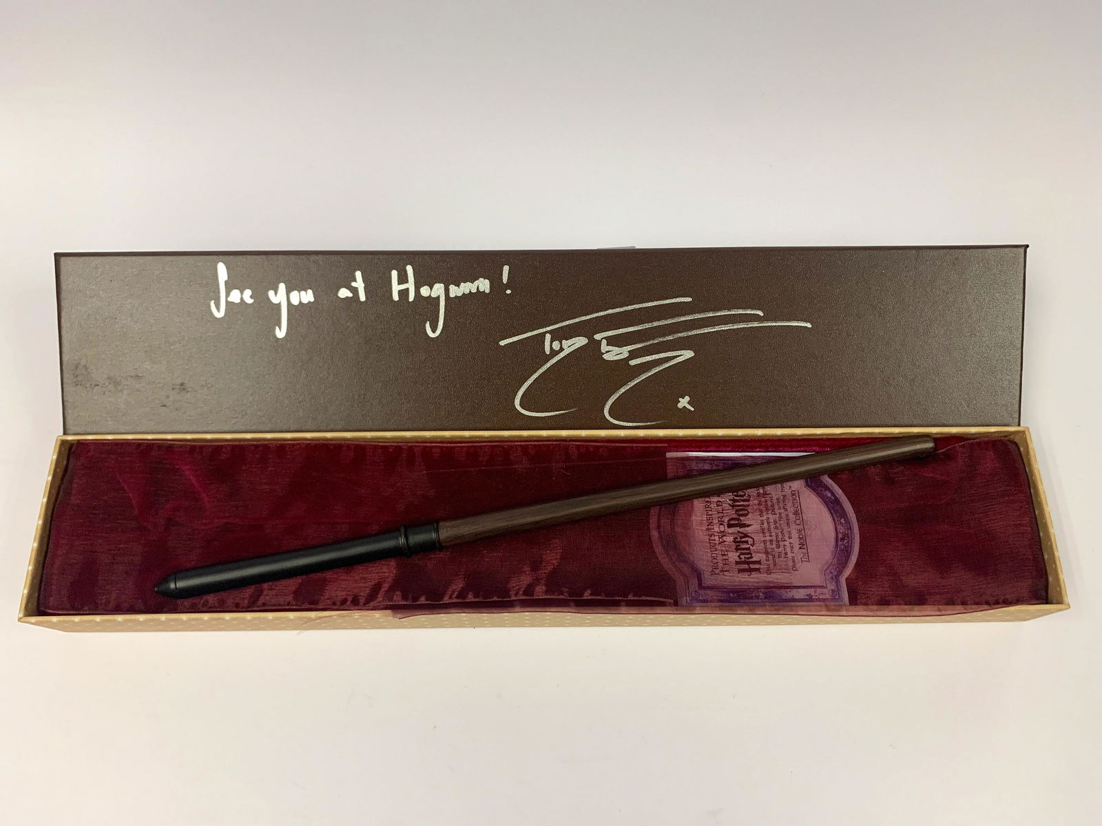 Signed Harry Potter Tom Felton Wand (1 of 1)