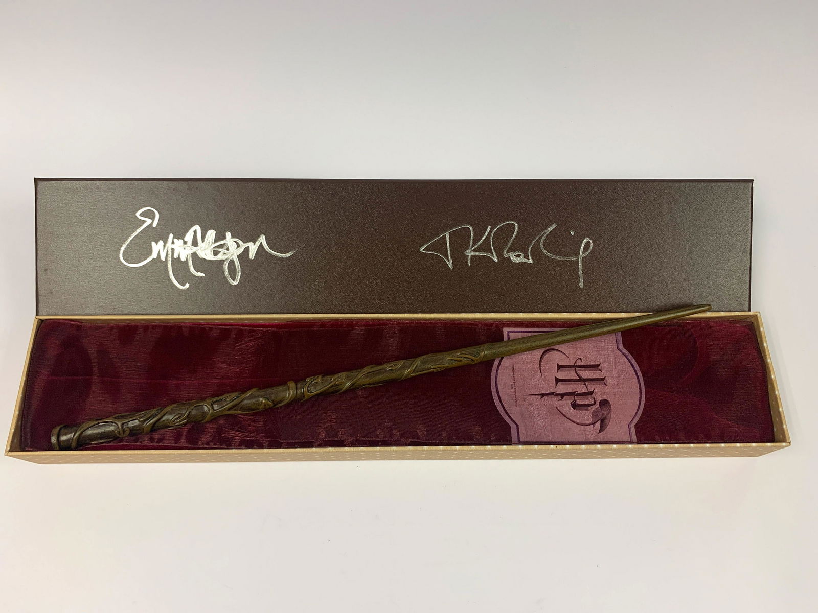 Signed Harry Potter Emma Watson JK Wand (1 of 1)