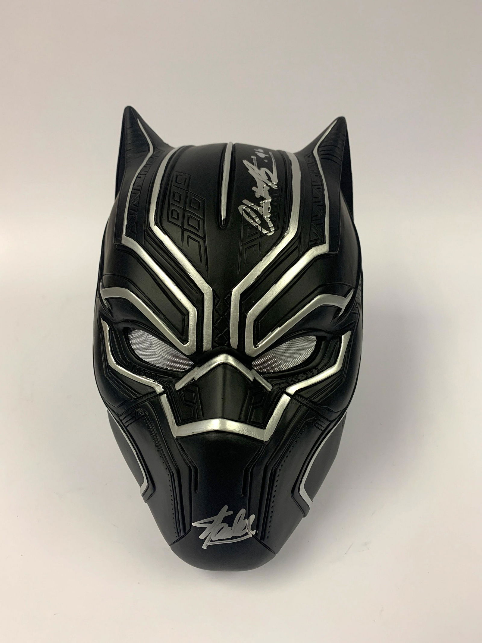 Signed Black Panther Chadwick Boseman Helmet (1 of 2)