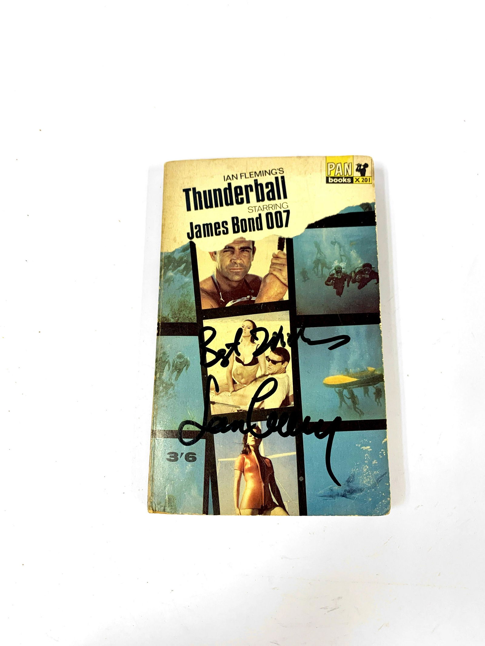 Signed James Bond Thunderball Book (1 of 2)