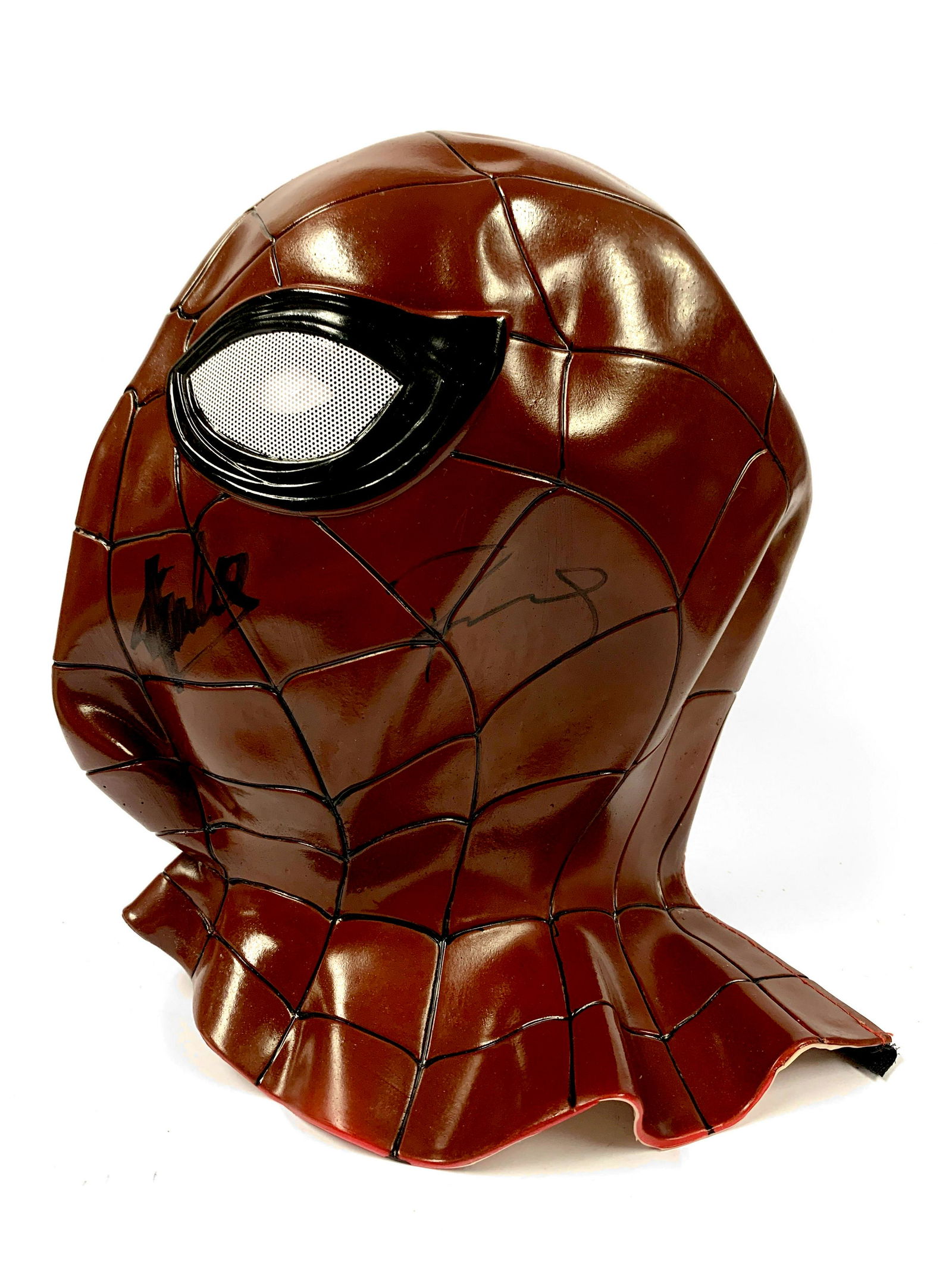 Signed Spiderman Tom Holland Mask (1 of 5)