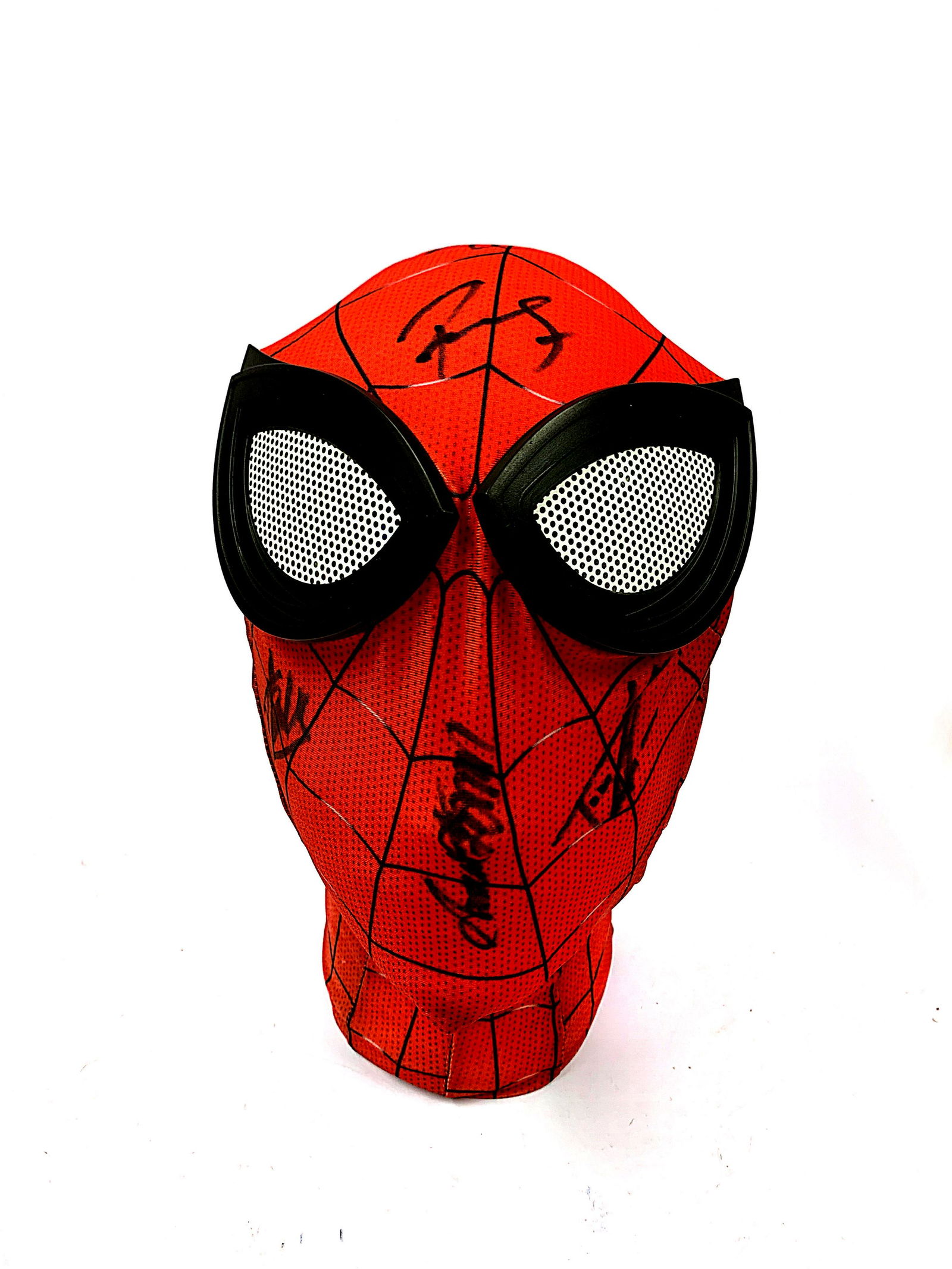 Signed Spiderman Tom Holland Mask (1 of 6)
