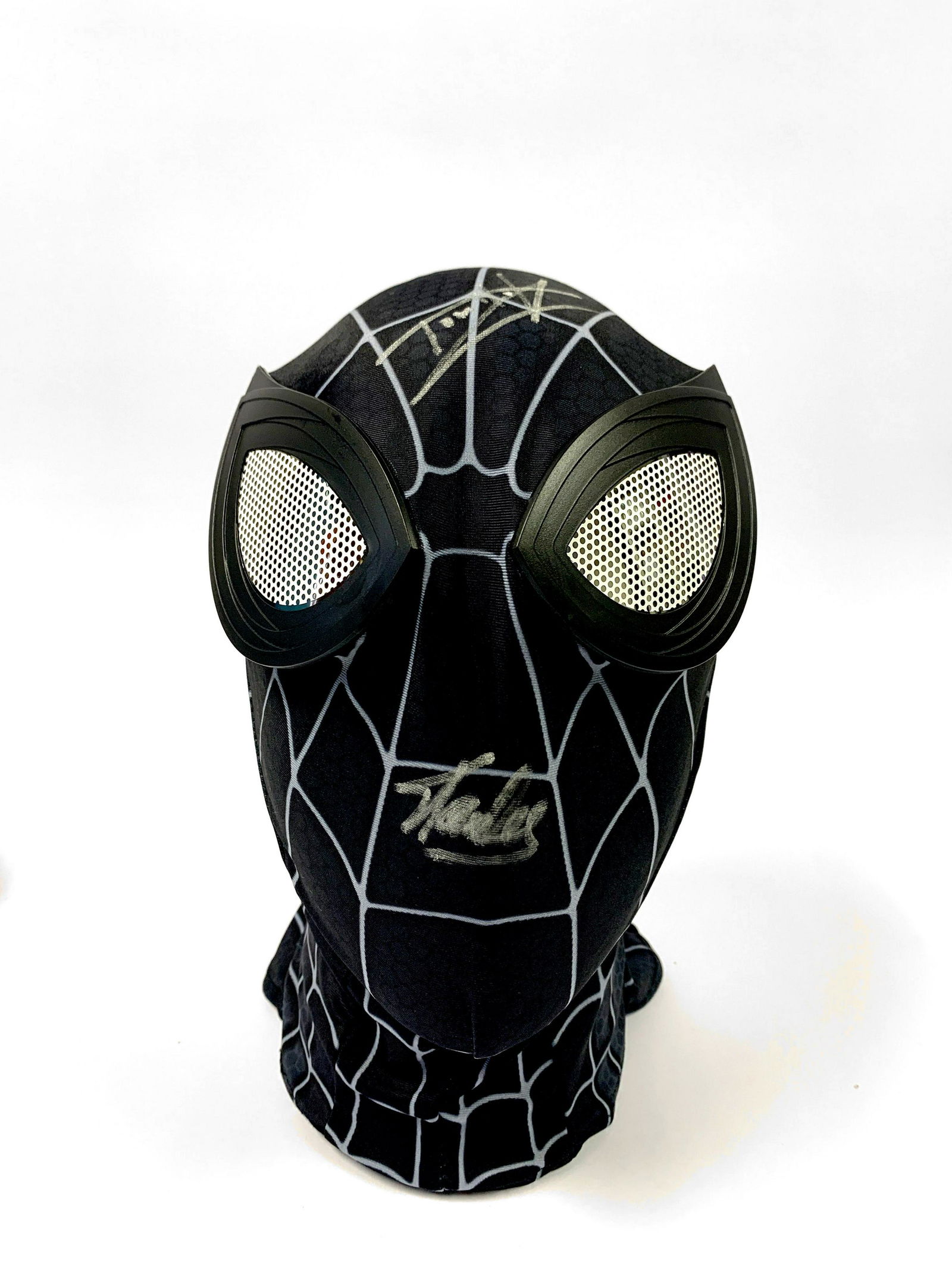 Signed Spiderman Tom Holland Mask (1 of 3)