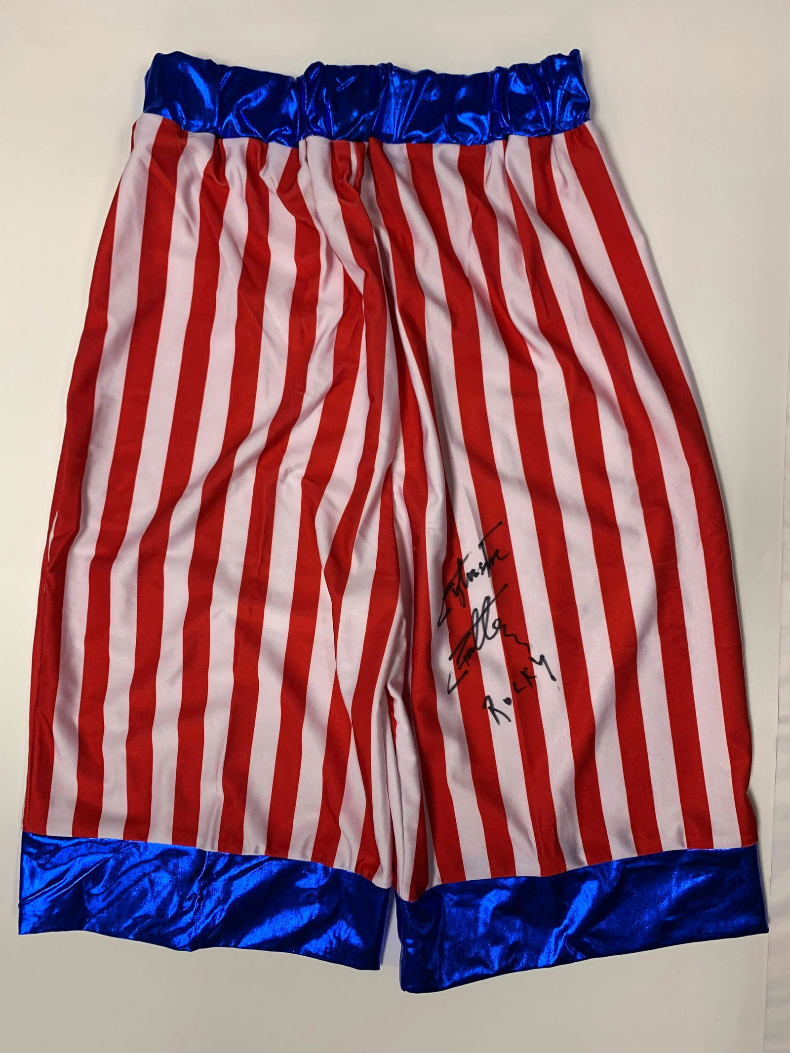 Signed Rocky Sylvester Stallone Boxing Shorts (1 of 2)