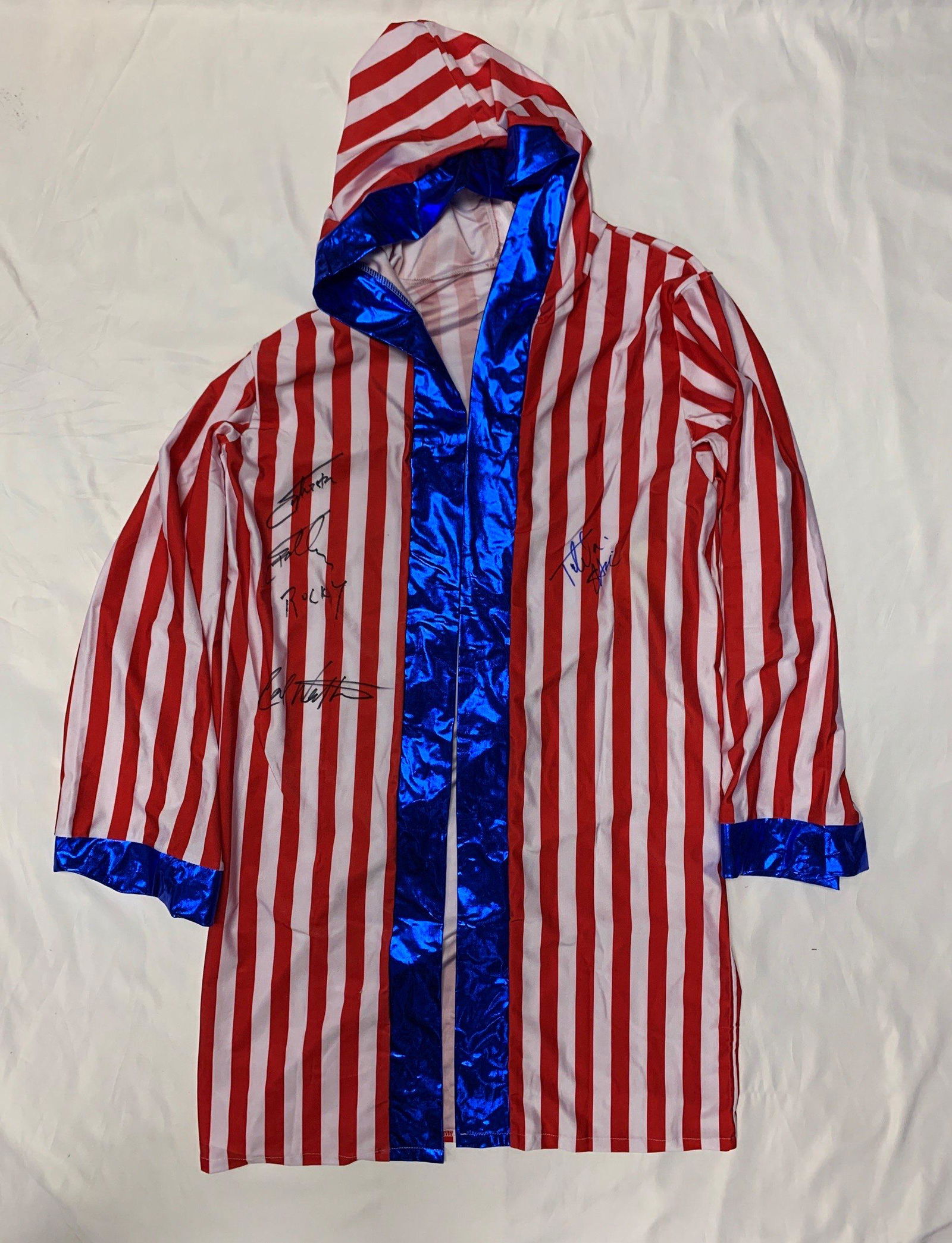 Signed Sylvester Stallone Rocky Boxing Cape (1 of 3)