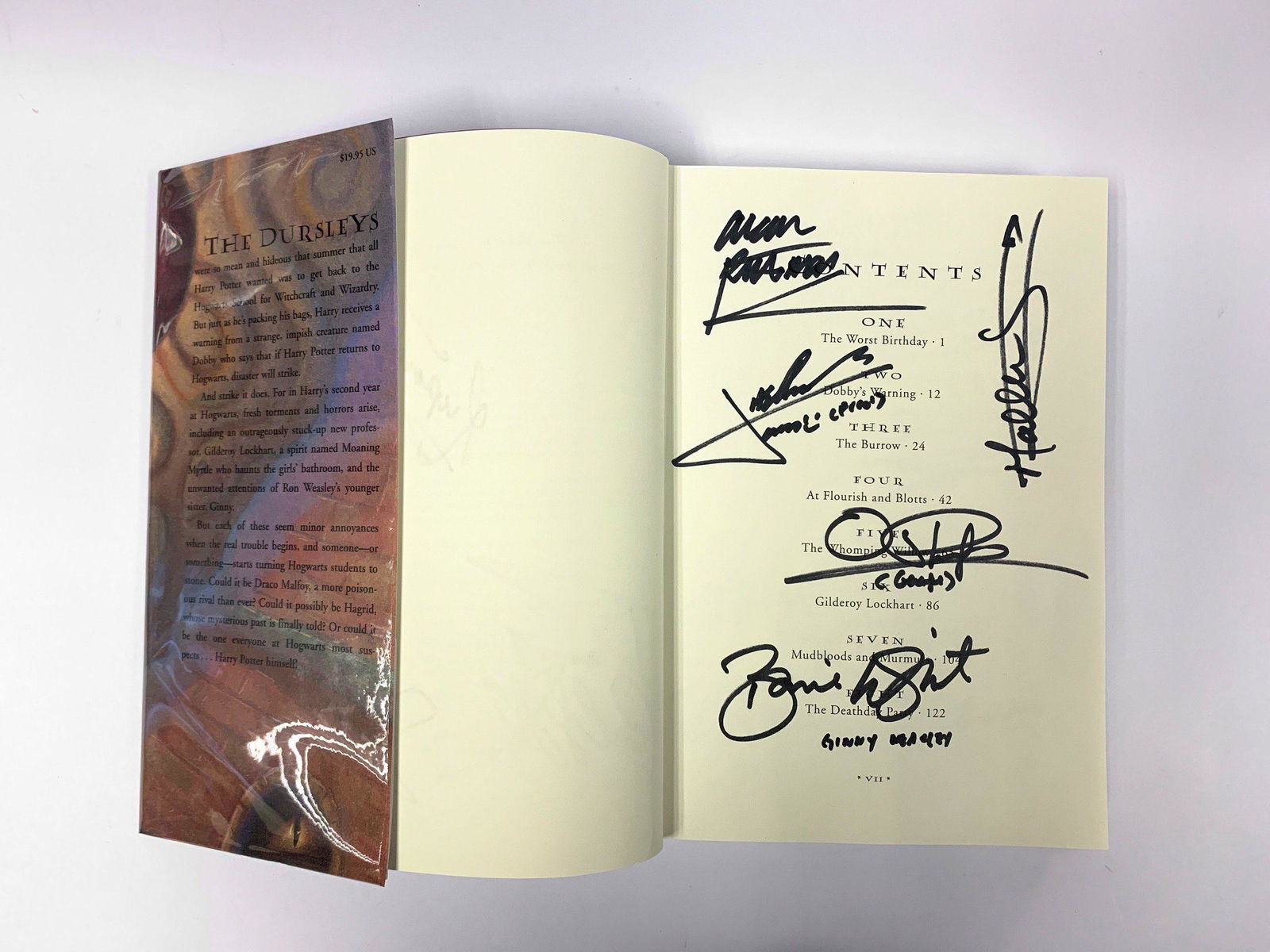Signed Harry Potter First Print Hardcover Book (1 of 6)