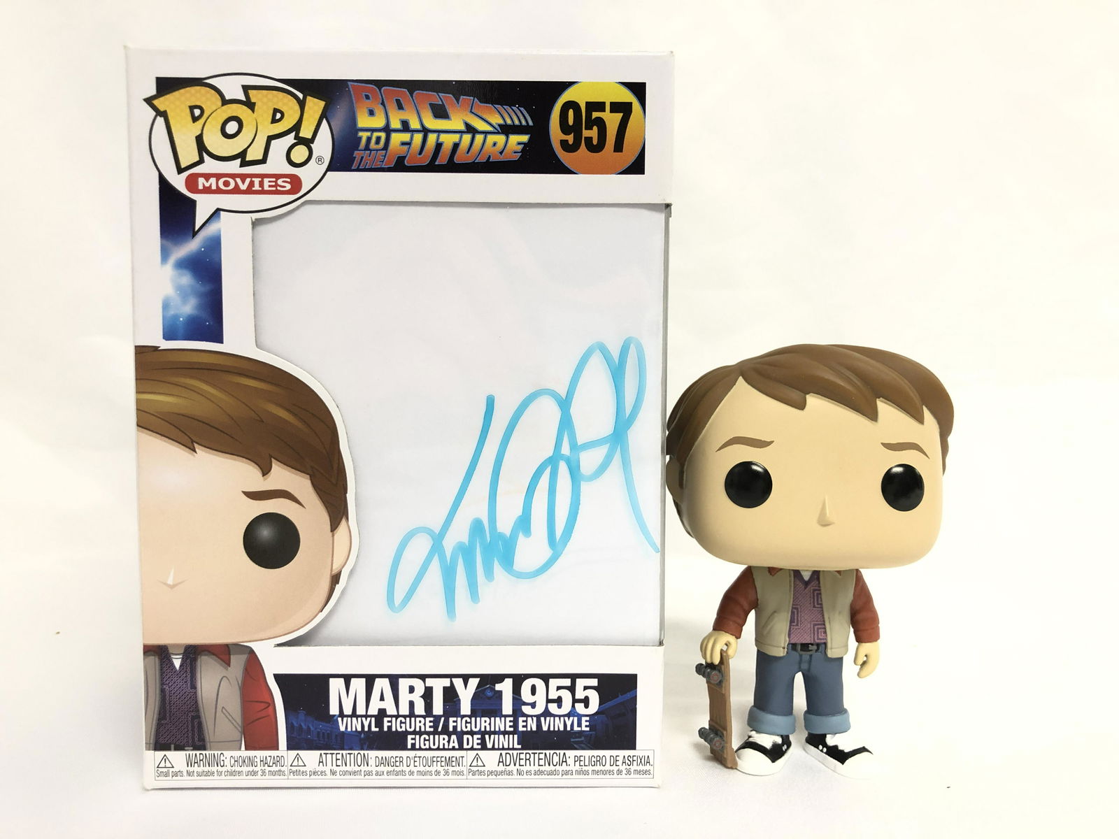 Signed Back to Future Michael J Fox Funko Pop (1 of 1)