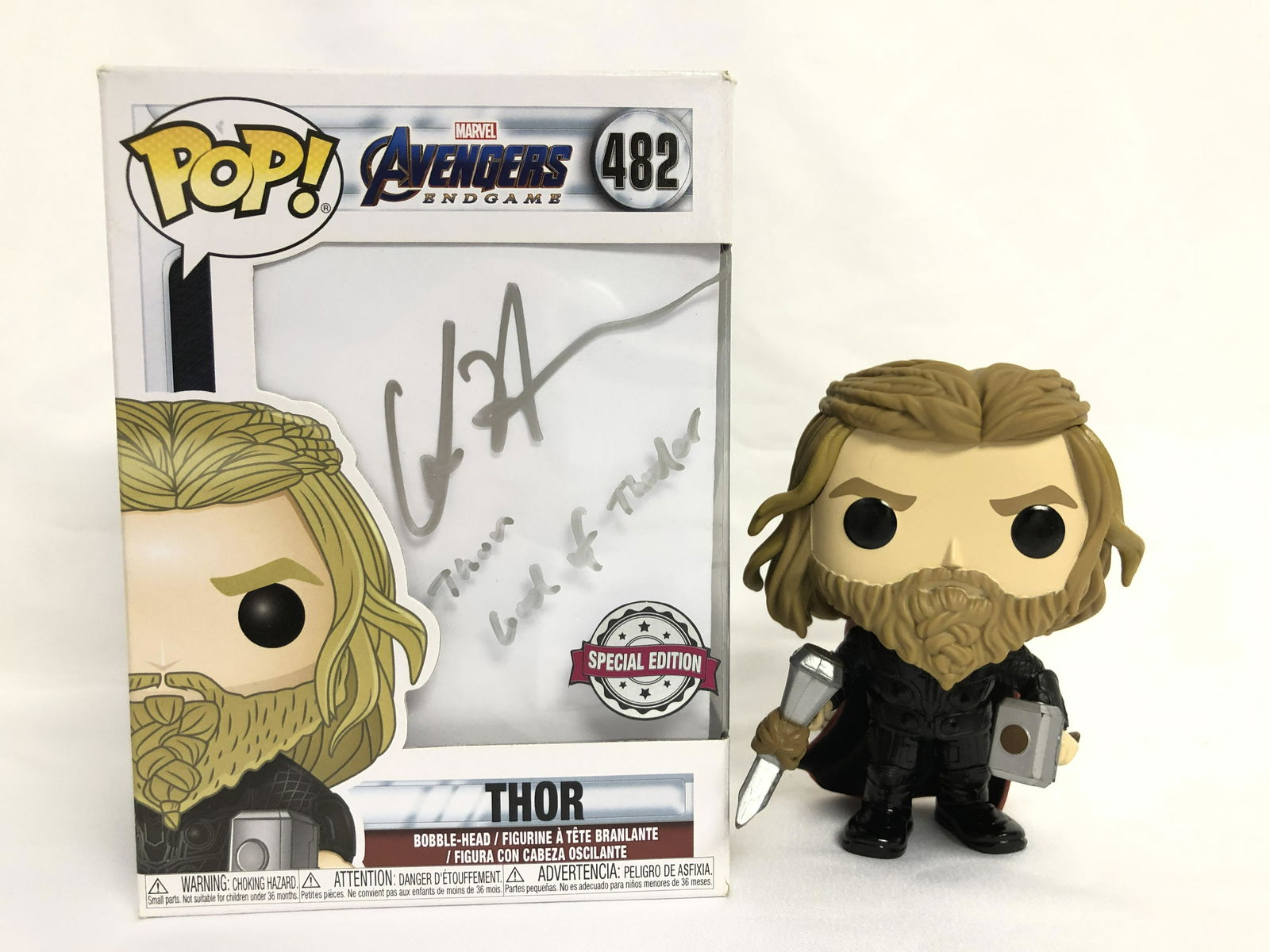 Signed Thor Chris Hemsworth Funko Pop (1 of 1)