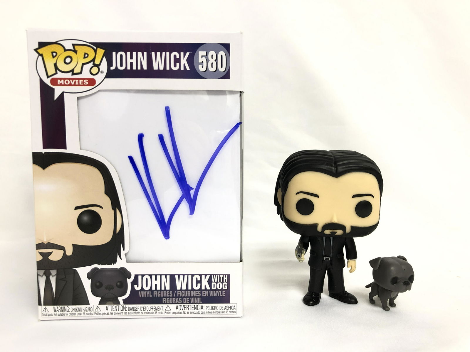 Signed John Wick Keanu Reeves Funko Pop (1 of 1)