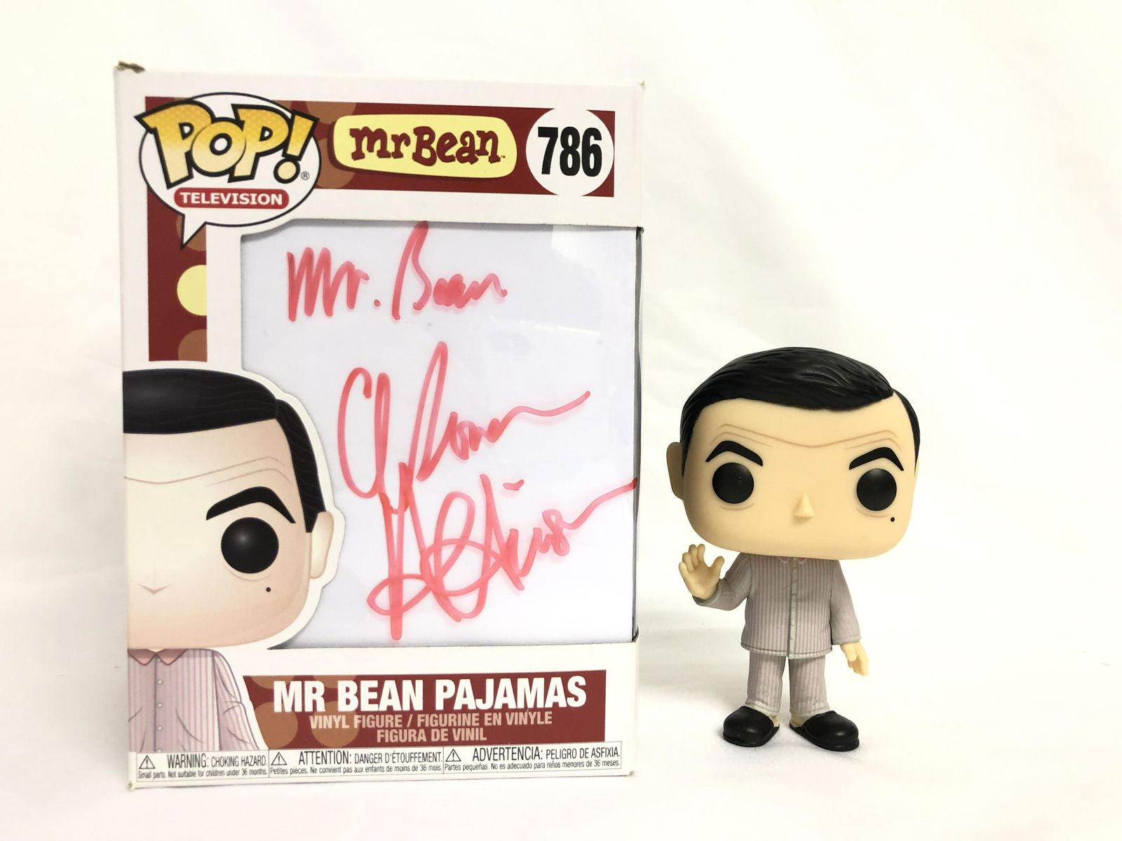 Signed Mr. Bean Rowan Atkinson Funko Pop (1 of 1)