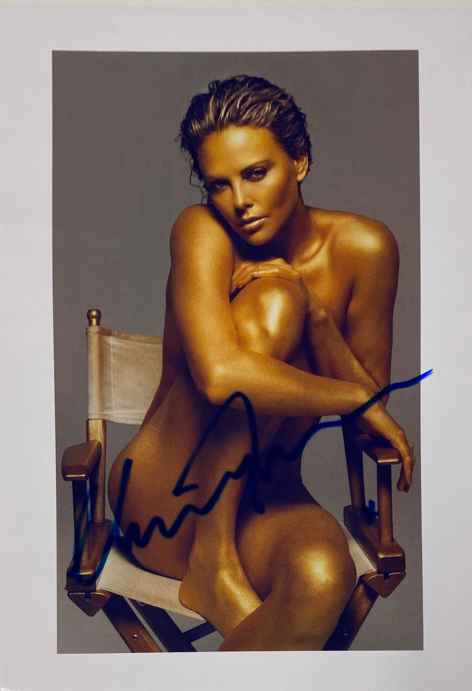 Autograph Signed Charlize Theron Photo (1 of 1)