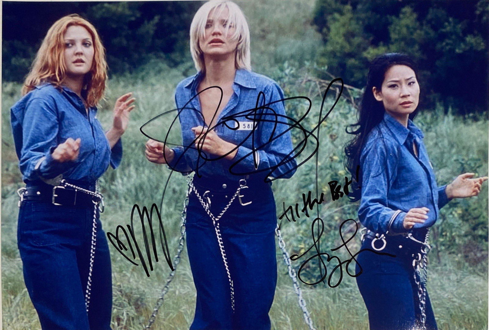 Autograph Signed Charlie's Angels 2000 Photo (1 of 1)