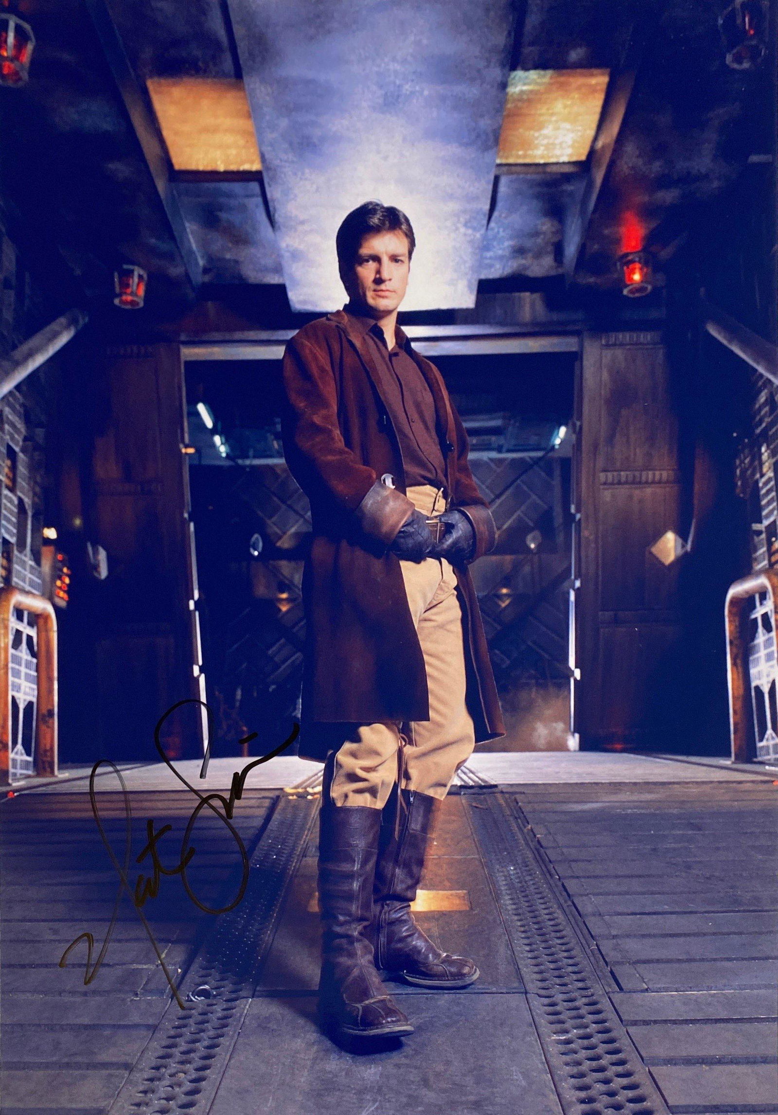 Autograph Signed Firefly Nathan Fillion Photo (1 of 1)