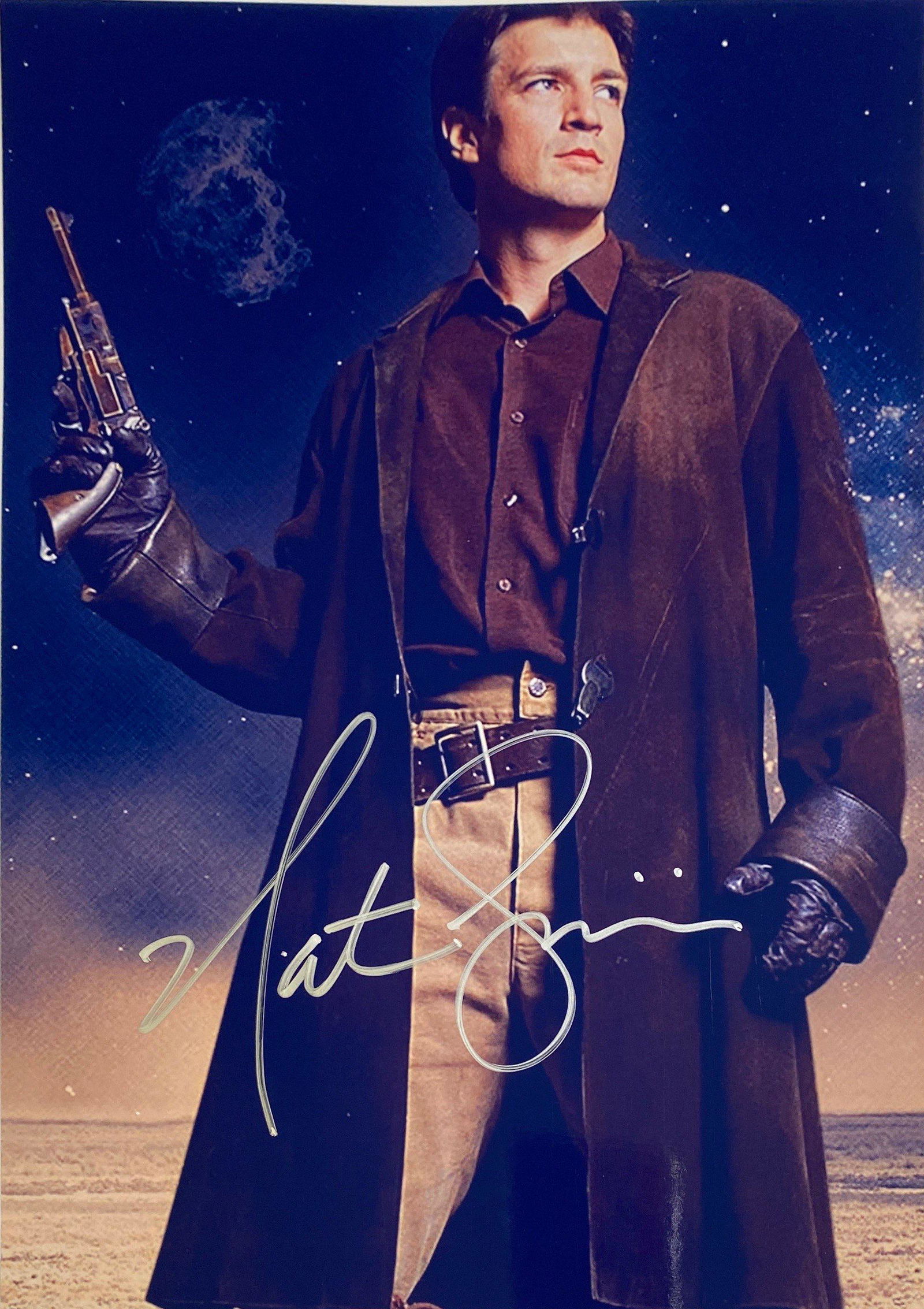 Autograph Signed Firefly Nathan Fillion Photo (1 of 1)