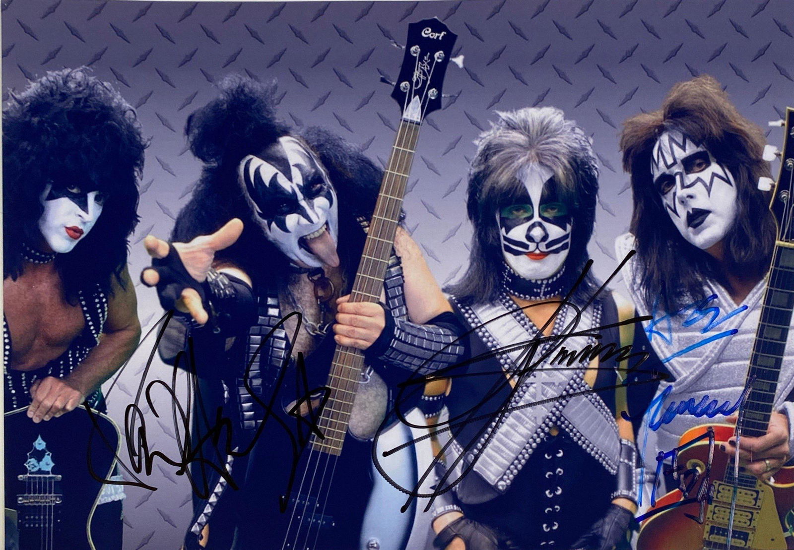 Autograph Signed KISS Gene Simmons Photo (1 of 1)